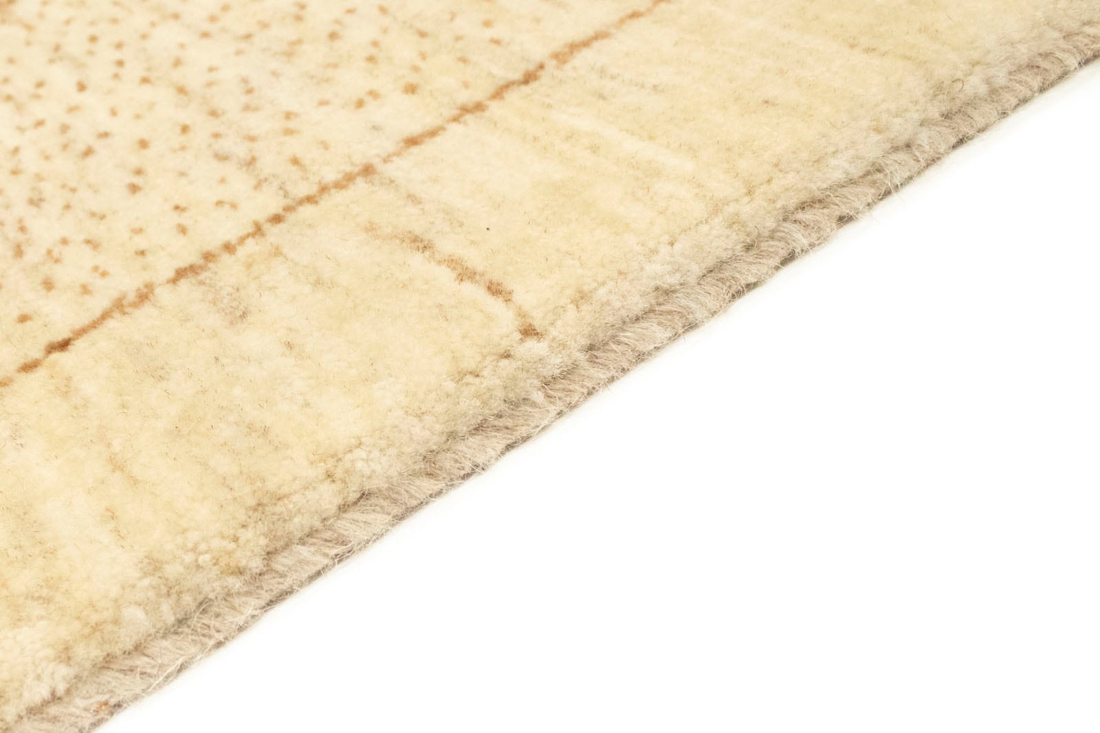 morgenland Wollteppich »Gabbeh Teppich handgeknüpft beige«, rechteckig,  handgeknüpft kaufen | BAUR