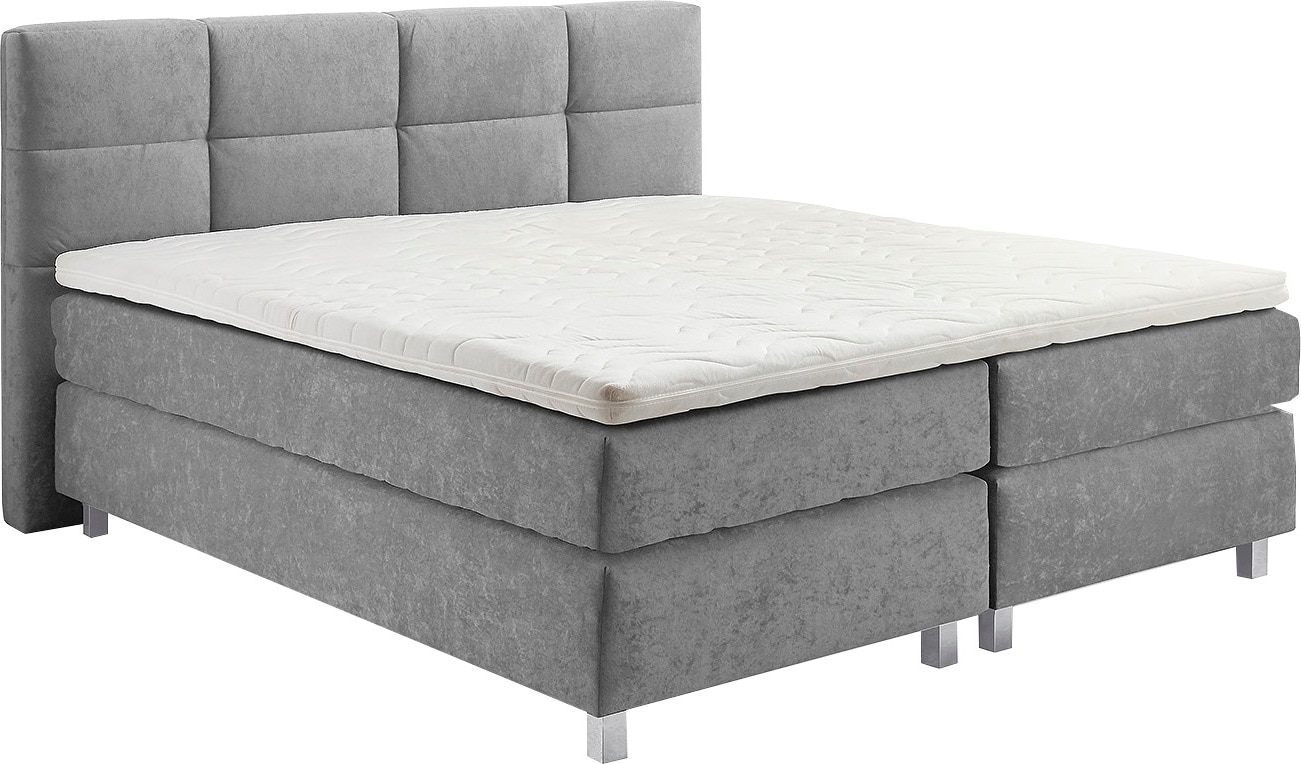 Westfalia Schlafkomfort Boxspringbett wahlweise mit Kaltschaum-Topper günstig online kaufen