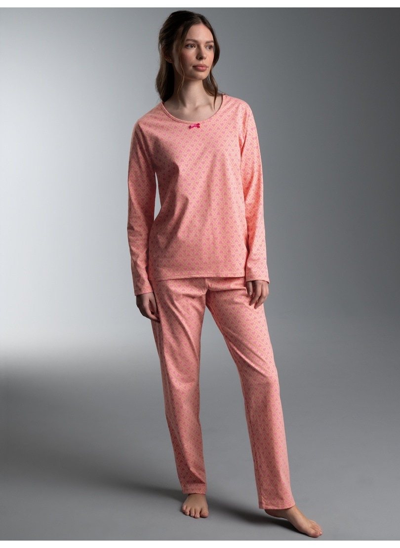 Trigema Schlafanzug »TRIGEMA Pyjama mit feinem Herzmuster« 1