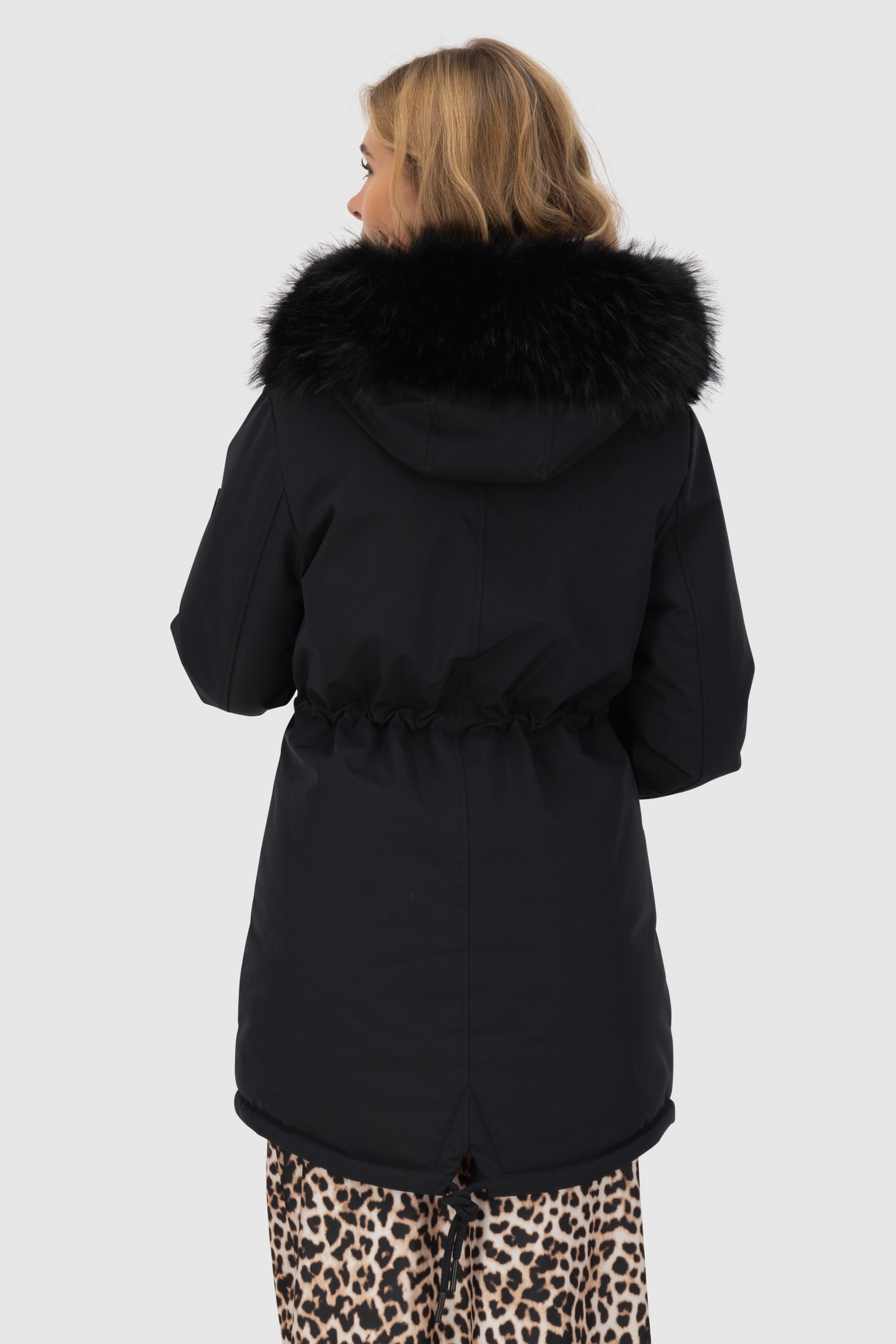 Alife & Kickin Winterjacke »Damen KierseyAK A«, Kurzer Mantel mit weichem Teddy-Innenfutter und abnehmbarer Kapuze