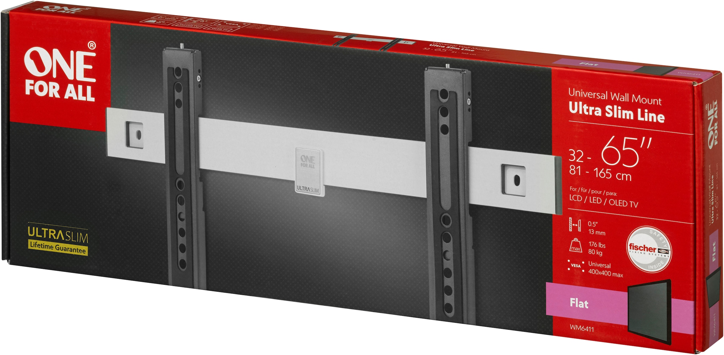 TV-Wandhalterung »Ultraslim Flat WM 6411«, bis 165,1 cm Zoll