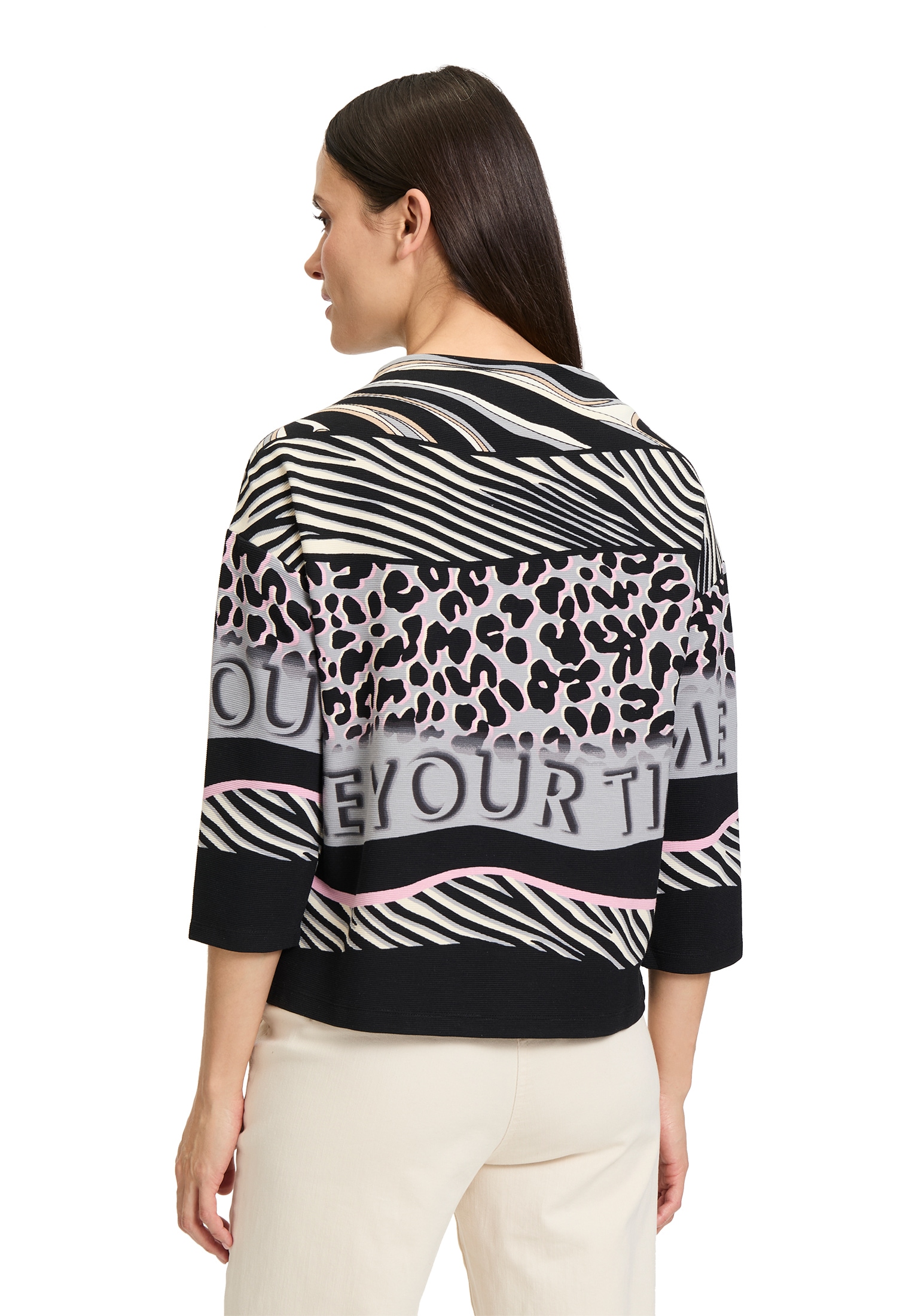 Betty Barclay Sweatshirt »Betty Barclay Sweatpullover mit Kragen«, Druck