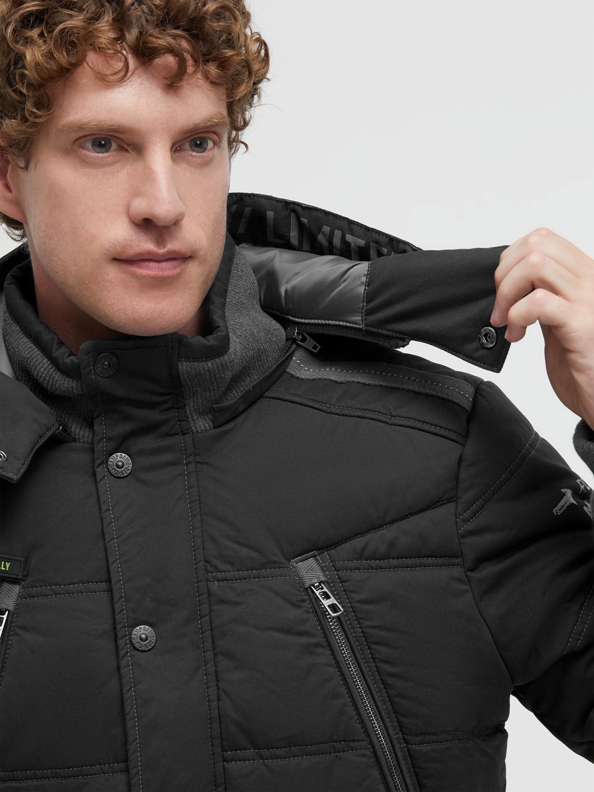 CAMP DAVID Winterjacke mit Kapuze mit Brusttaschen