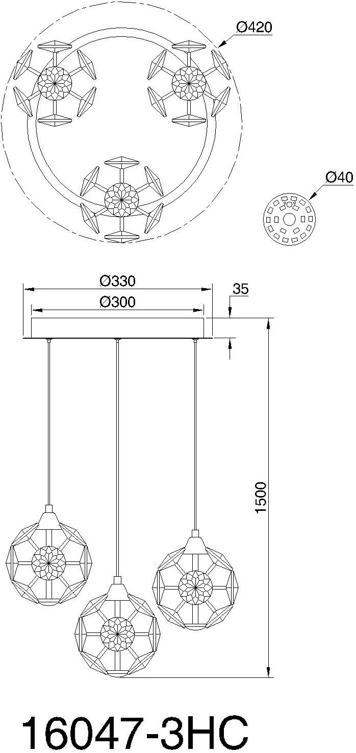 GLOBO LIGHTING Hängeleuchte »VIRINA« LED-Modul 1 Stk. Warmweiß Hängelampe Esszimmer-Leuchte Esstischleuchte Wohnzimmer
