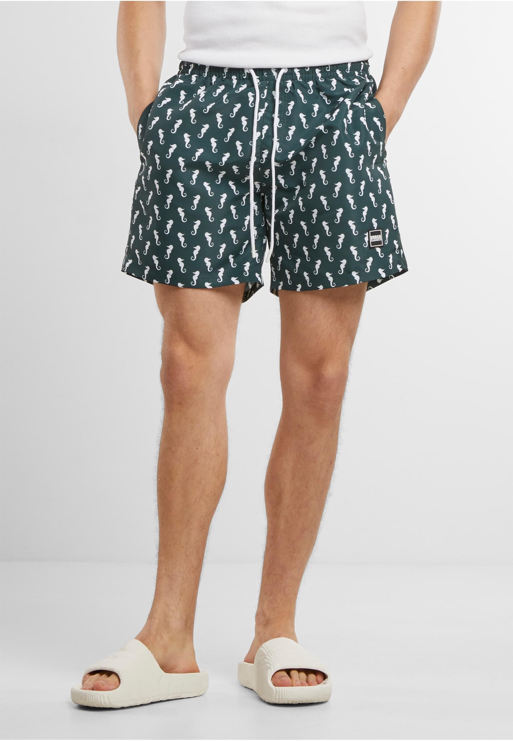 URBAN CLASSICS Badeshorts "Urban Classics Herren Pattern Swim Shorts" günstig online kaufen