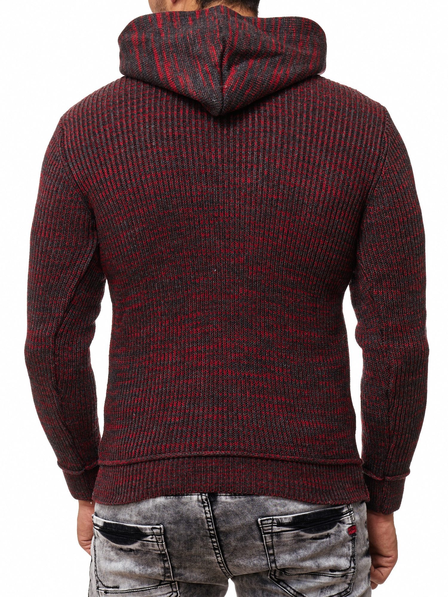 Rusty Neal Kapuzensweatshirt, mit stylischem Ausschnitt