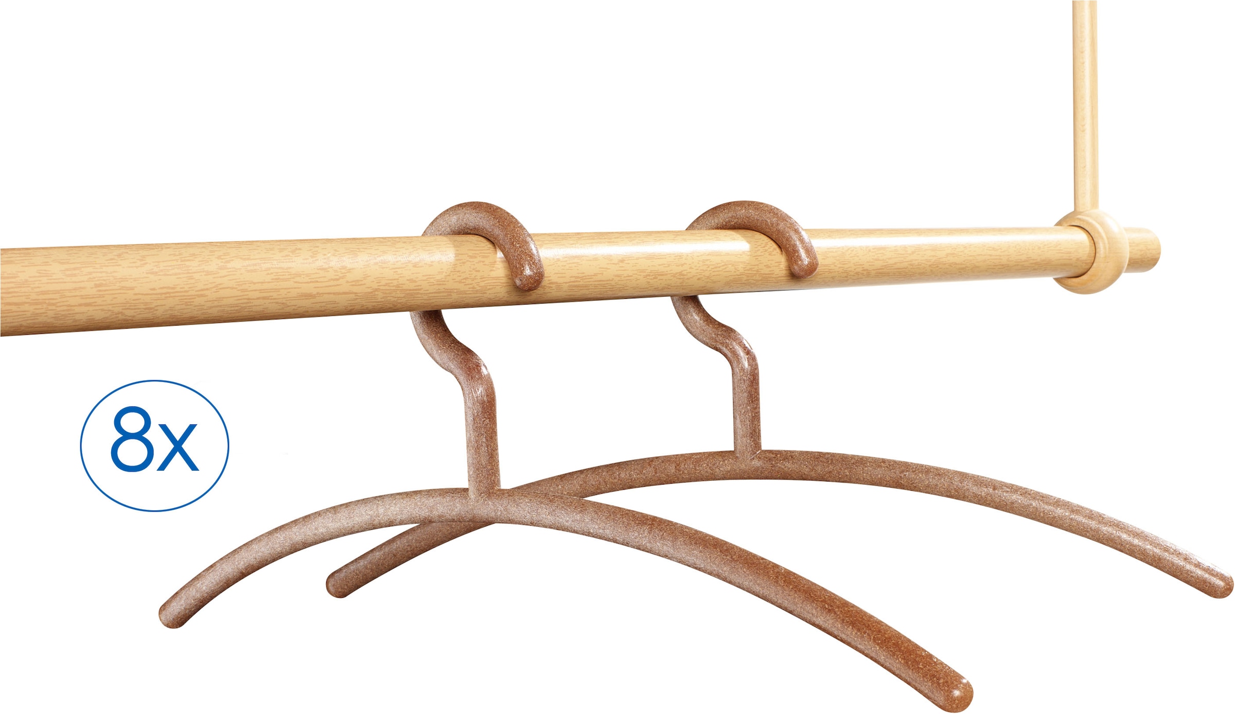 Ruco Kleiderbügel "Gaderobenbügel, 8er Set", (Set, 8 tlg.), Garderobenbügel günstig online kaufen