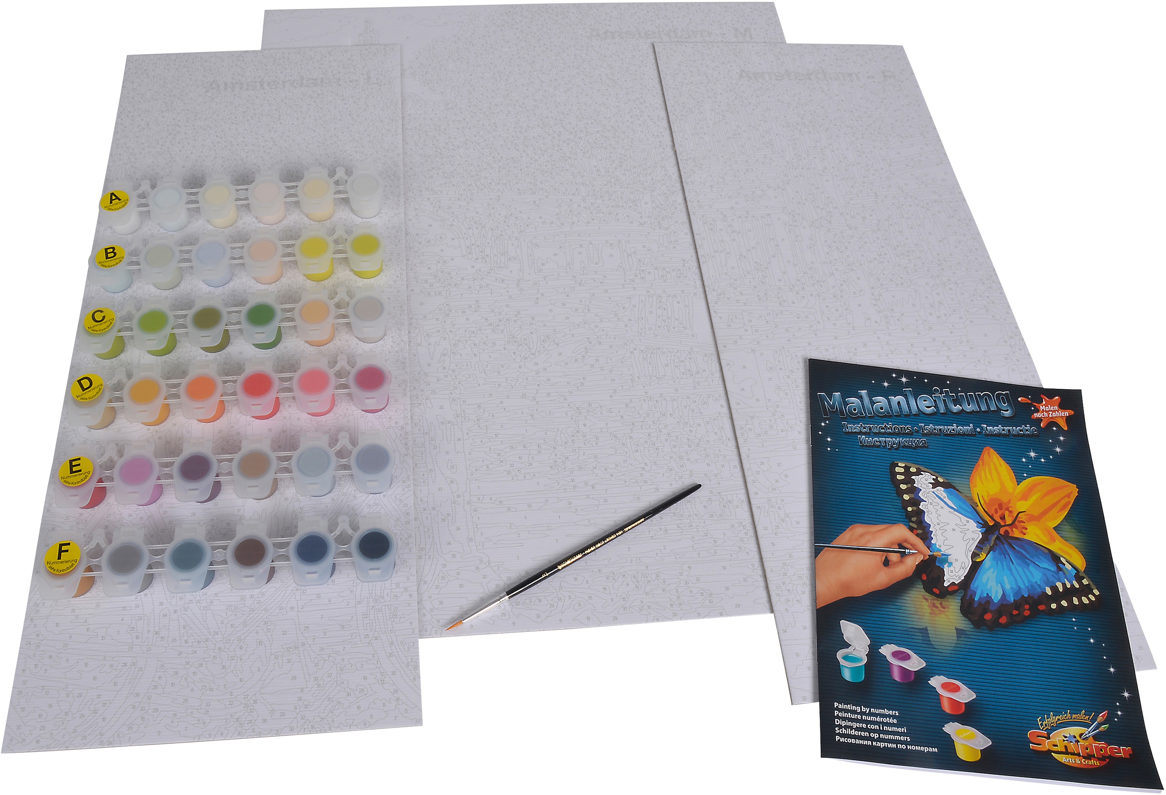 Schipper Malen nach Zahlen »Meisterklasse Triptychon - Amsterdam« Made in Germany