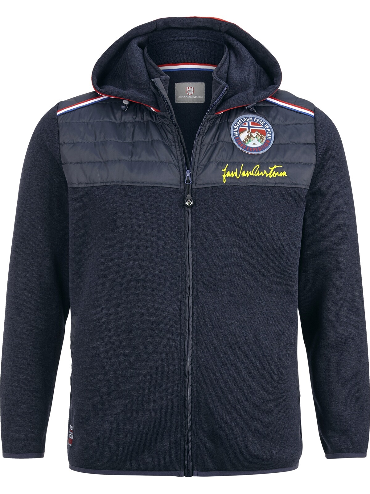 Jan Vanderstorm Sweatjacke "Strickfleecejacke STELLAN" günstig online kaufen