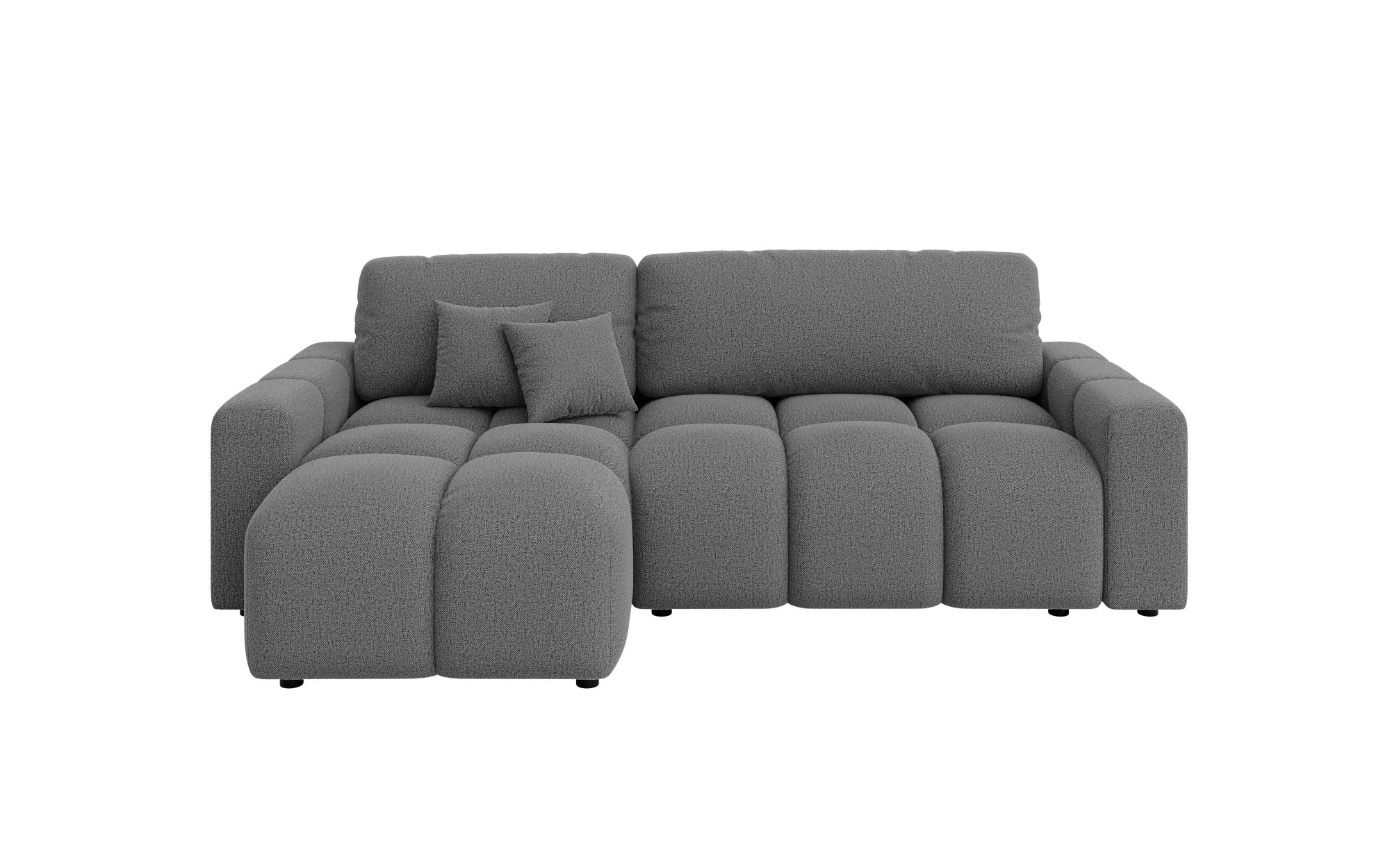 INOSIGN Ecksofa »FELICI, Schlafsofa 233cm, L-Form mit Recamiere beidseitig montierbar«, Designsofa mit Bettfunktion und Bettkasten, Maße B/T/H: 233/142/88 cm