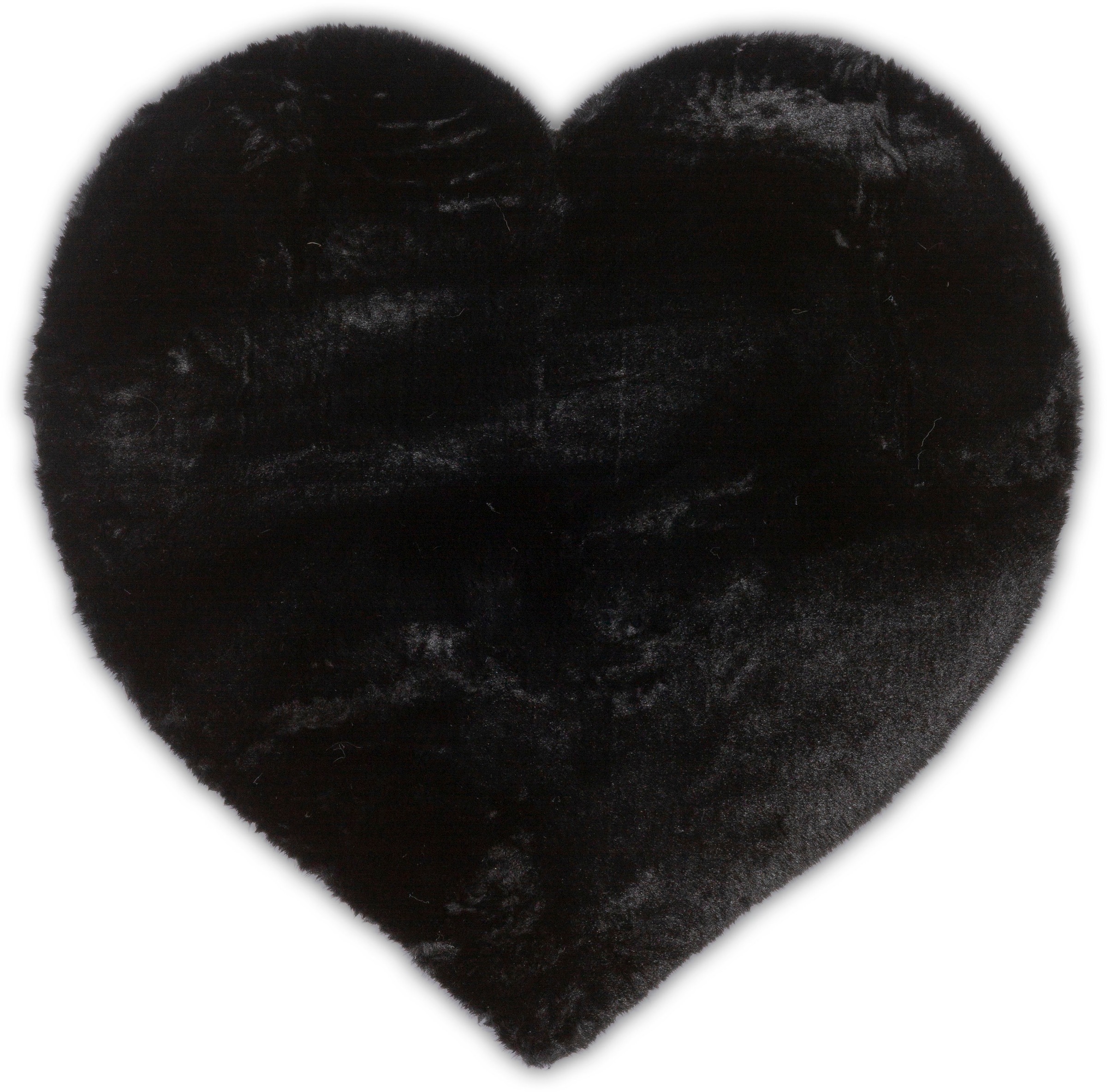 my home Fellteppich "Guidel" herzförmig 30 mm Höhe Kunstfell, Kuschelteppic günstig online kaufen