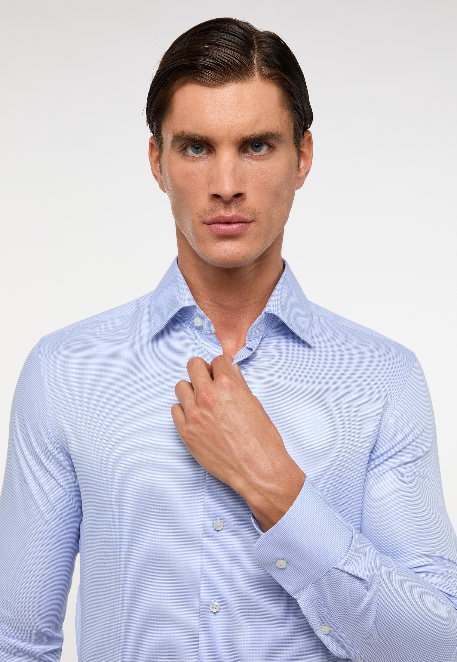 Thumbnail - Eterna Langarmhemd "SLIM FIT" NON IRON (bügelfrei)