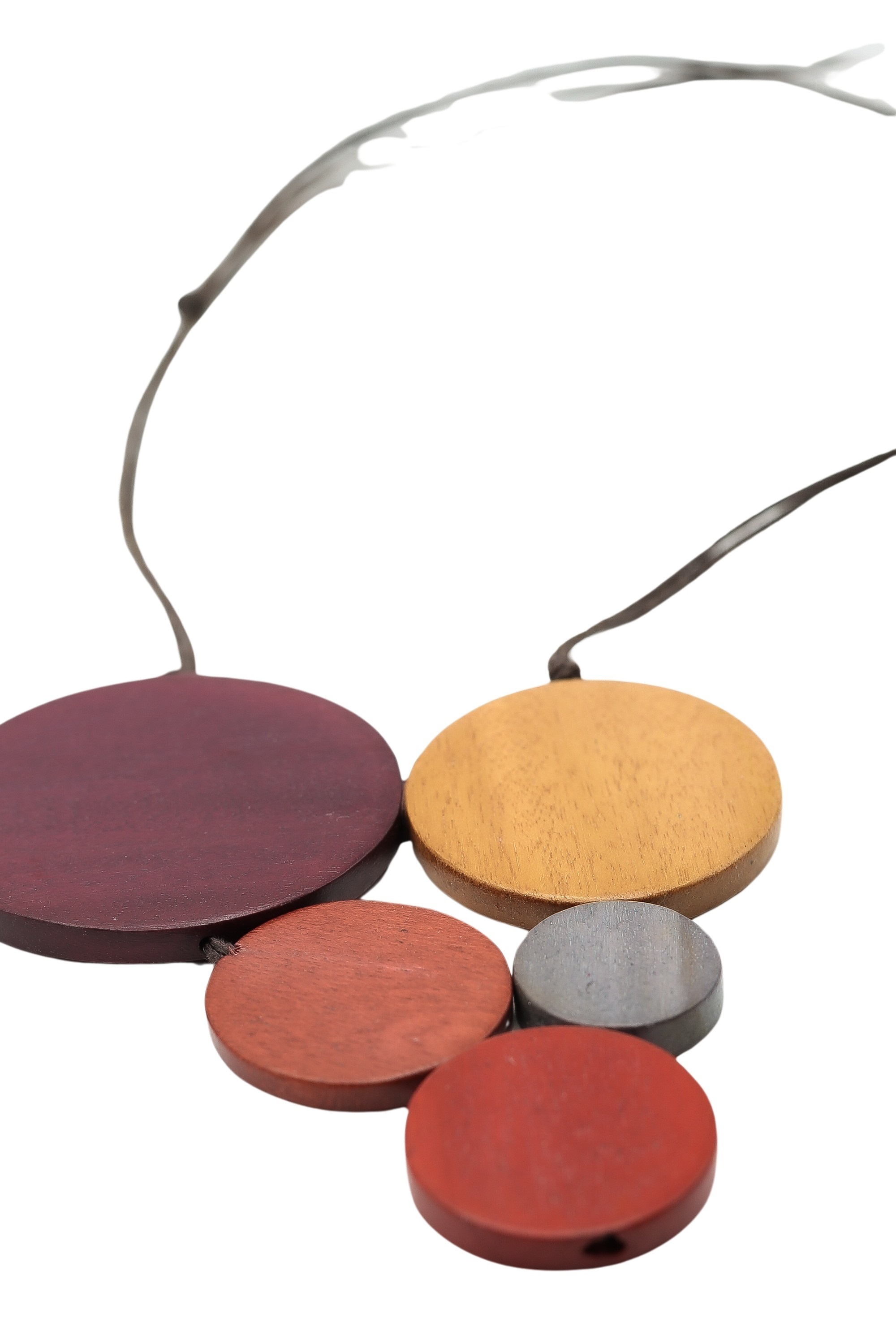 COLLEZIONE ALESSANDRO Kette mit Anhänger »Amba« Holzscheiben als Anhänger in runden Formen