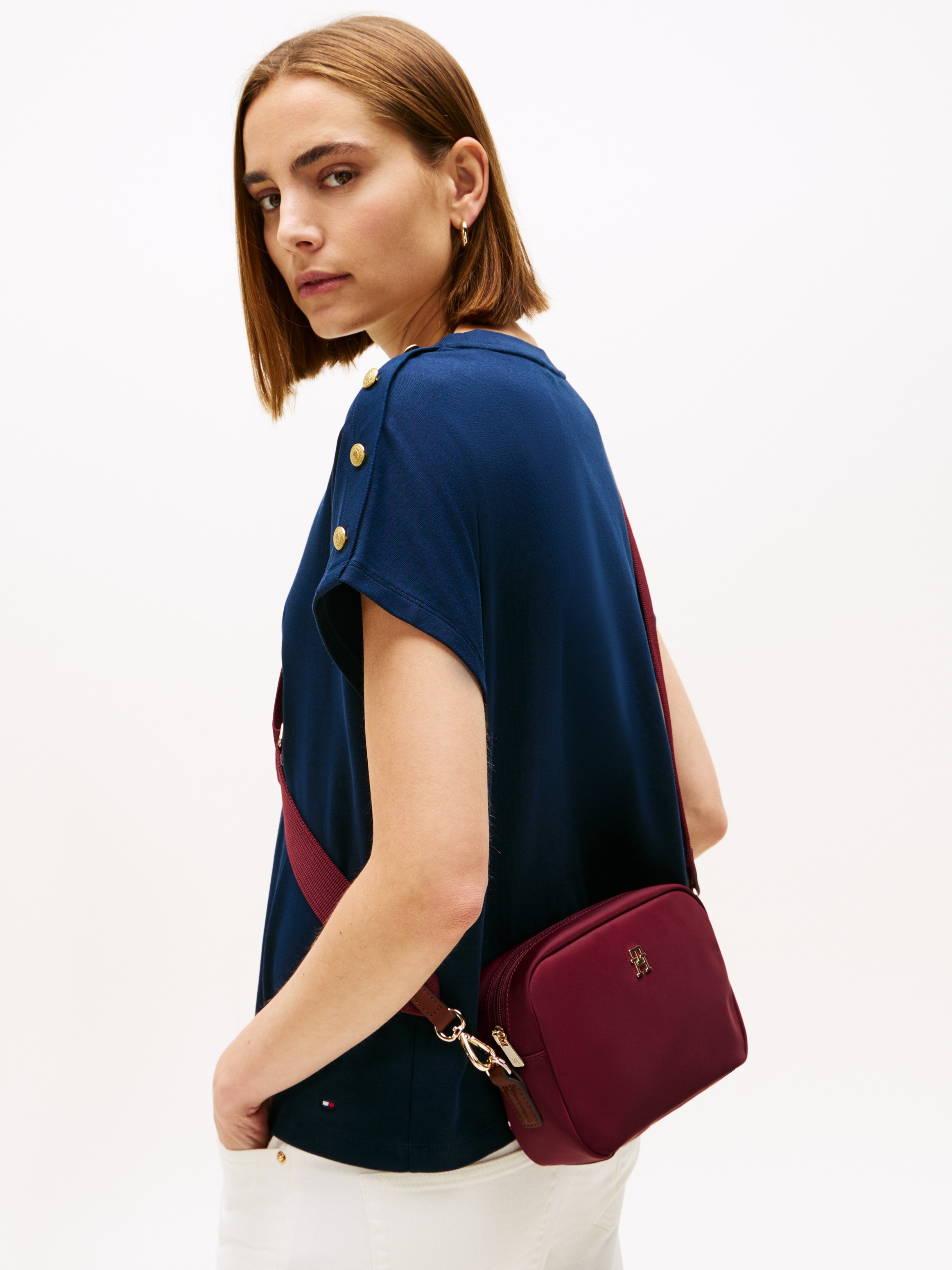 Tommy Hilfiger Mini Bag "POPETTE CAMERA BAG", Damen Umhängetasche, Schulter günstig online kaufen