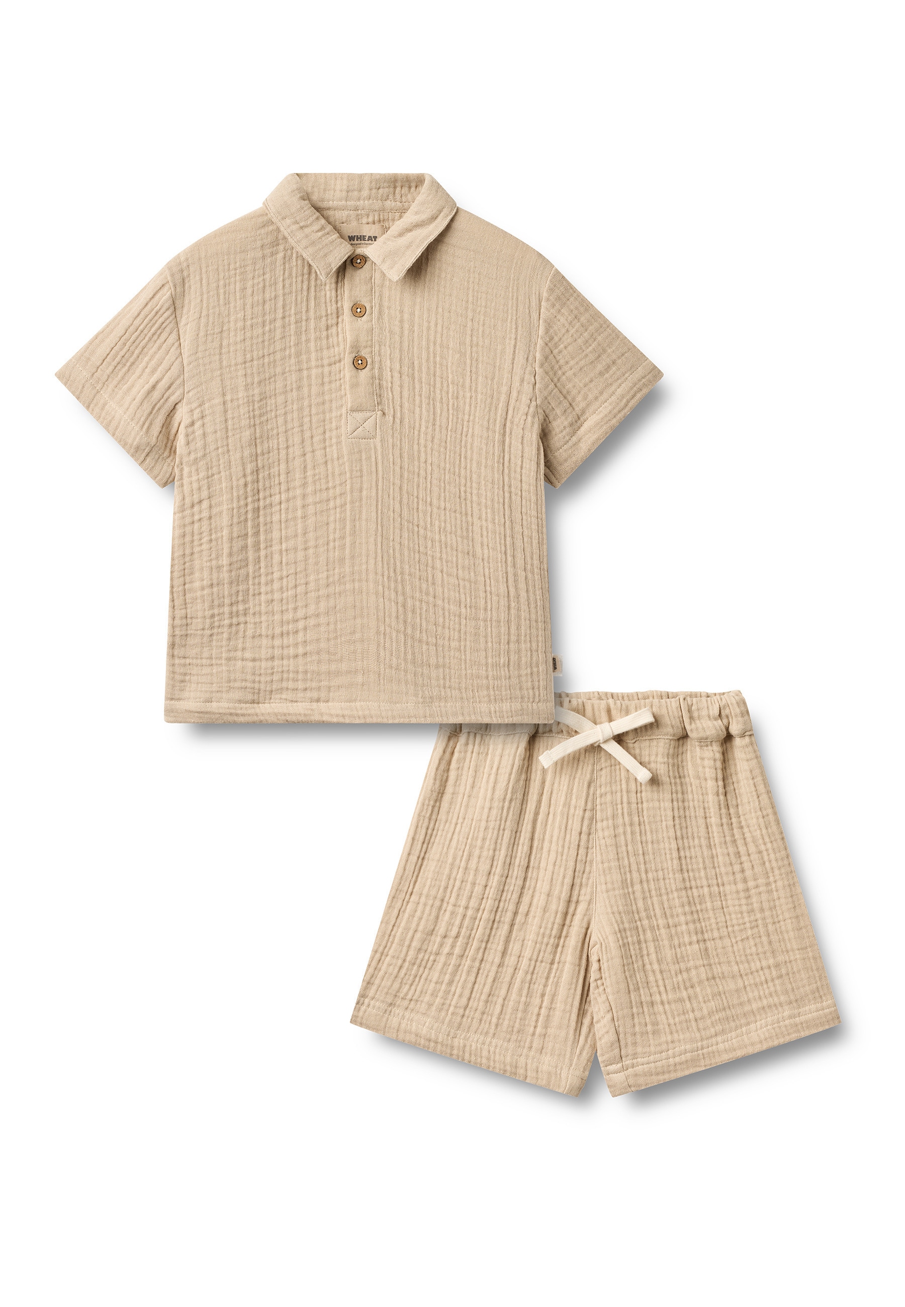 WHEAT Trainingsanzug "WHEAT Set Shirt S/S & Shorts Svend"
