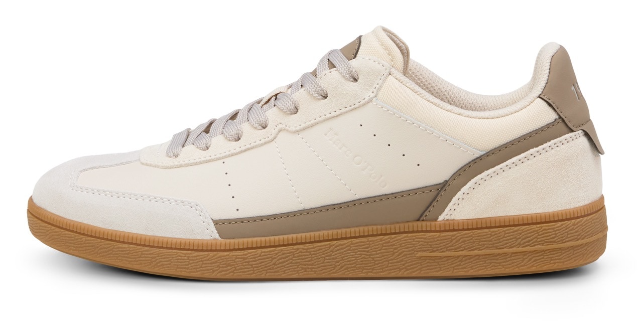 Marc O'Polo Sneaker »Charlie«  Schnürschuh, Halbschuh, Casual-Sneaker mit honigfarbener Laufsohle