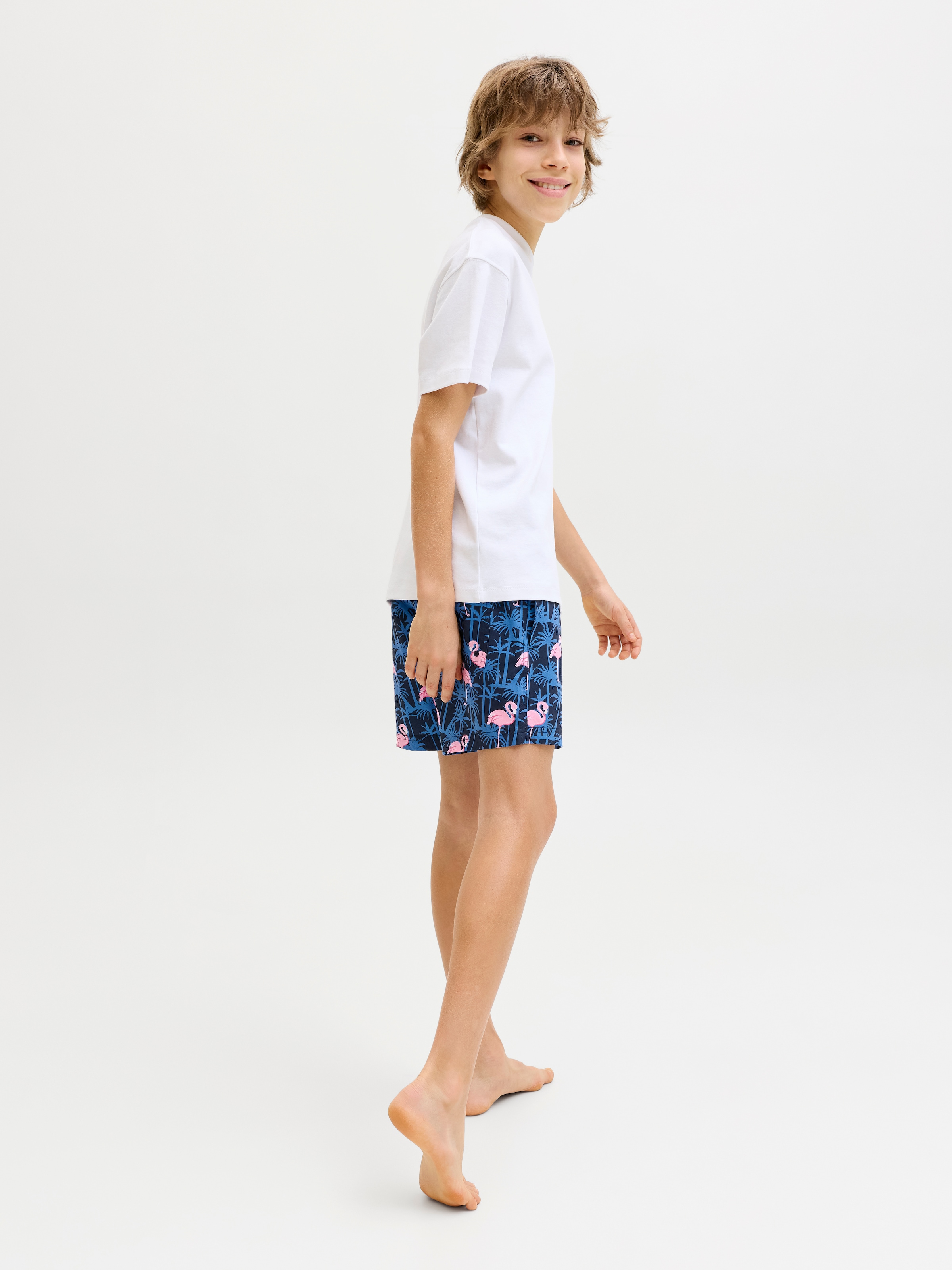 Jack & Jones Junior Badeshorts »JPSTMAUI VIBES NOVELTY AOP SWIM SH JNR«