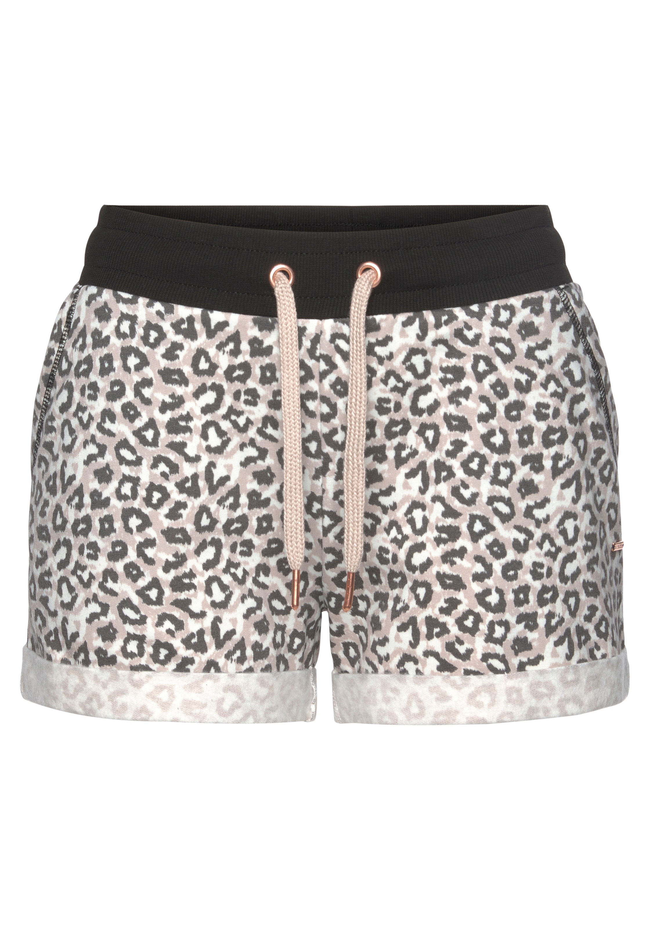 LASCANA Shorts, mit Rippbündchen und Umschlagsaum, Loungewear günstig online kaufen