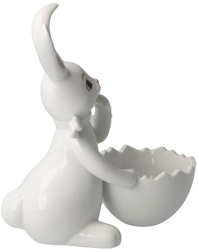 Goebel Osterhase »Figur Hase mit Schale Snow White - Cute Girl«, Osterfigur, Dekofigur, Ostern, Osterdekoration