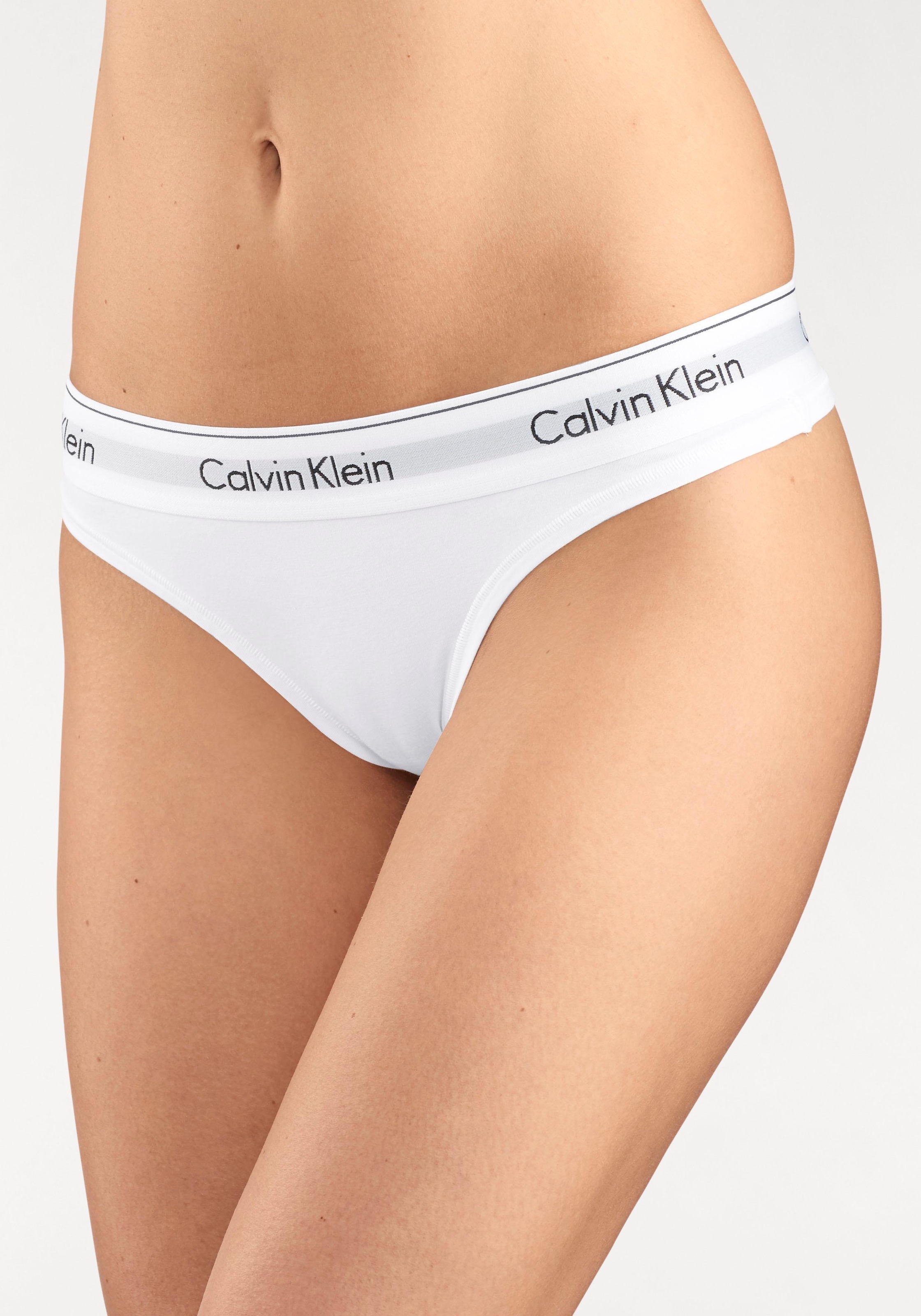 Bündchen Klein »MODERN mit Calvin breitem COTTON«, online BAUR String bestellen |