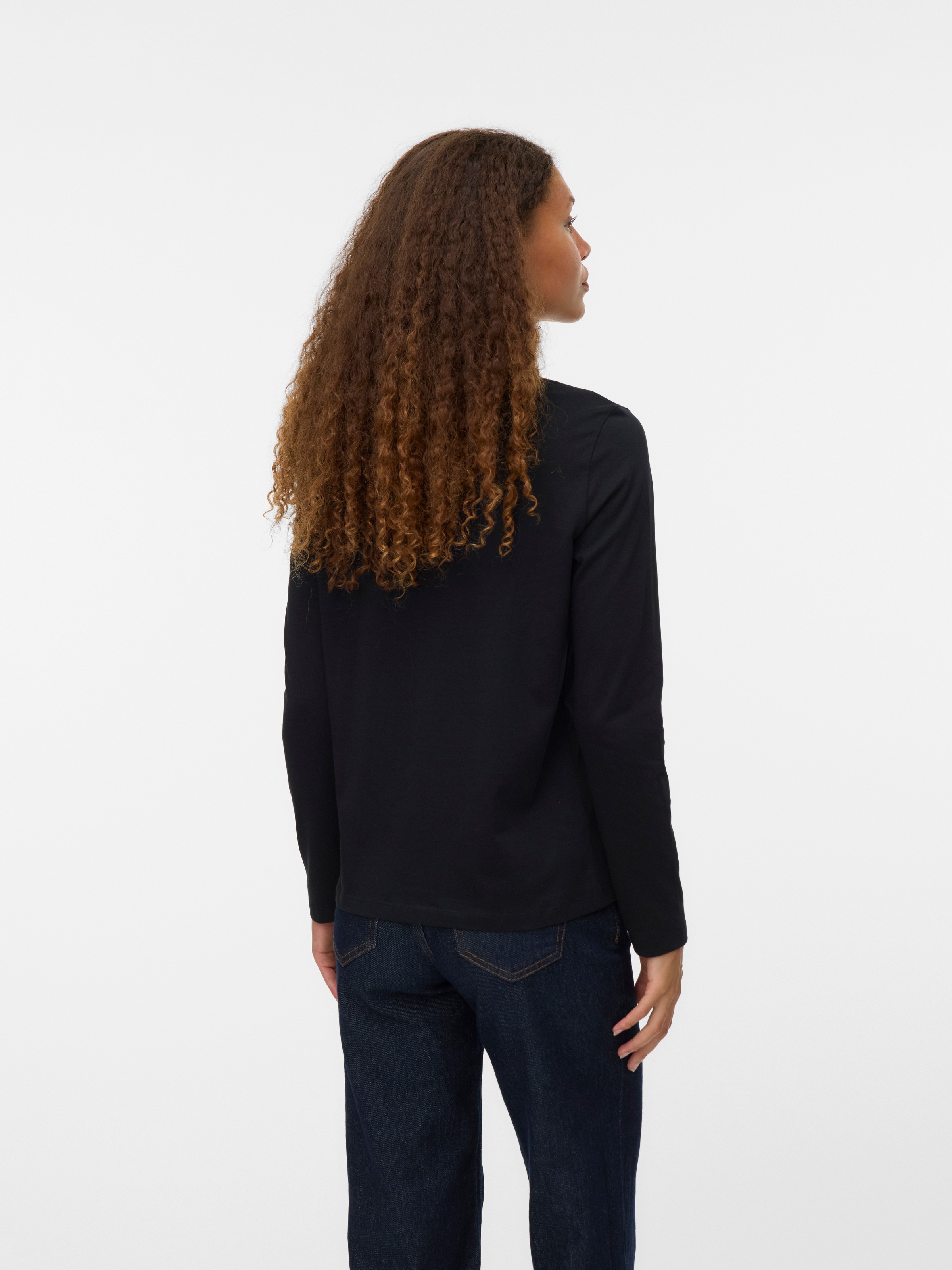 Vero Moda Langarmshirt "VMPAULINA LS T-SHIRT GA JRS NOOS" günstig online kaufen