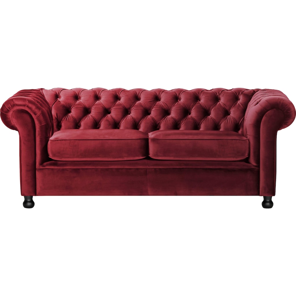 Home affaire Chesterfield-Sofa »Chesterfield Home 3-Sitzer B/T/H: 192/87/75 cn«