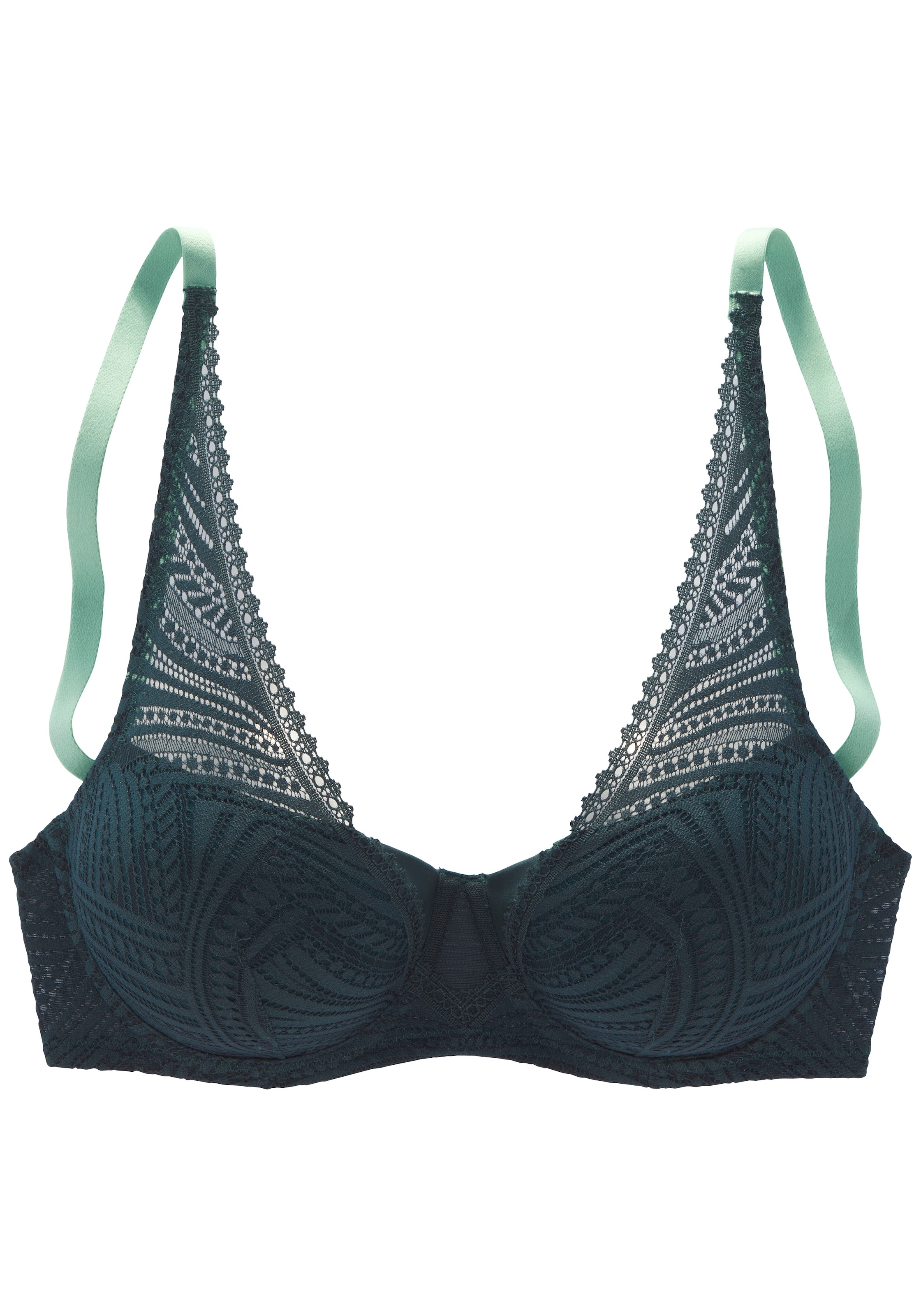 s.Oliver Schalen-BH »Clemence«, mit modischer Spitze in High-Apex Schnittform, Dessous