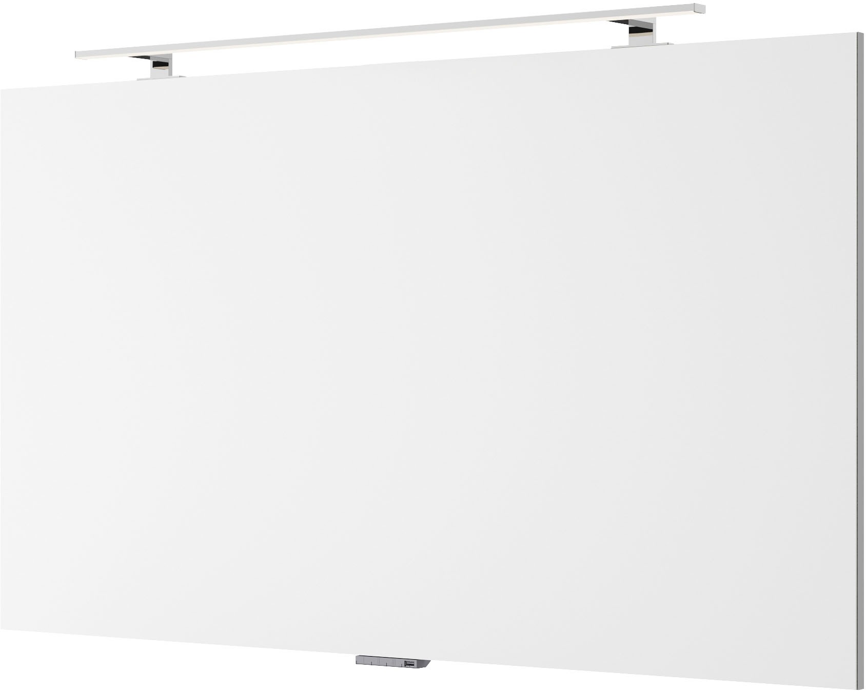Saphir Badmöbel-Set »Serie 4035 2-teilig, Keramik-Doppelwaschtisch mit LED-Spiegel«, (Set), Doppel-Waschplatz inkl Türdämpfer, 120 cm breit, 2 Schubladen