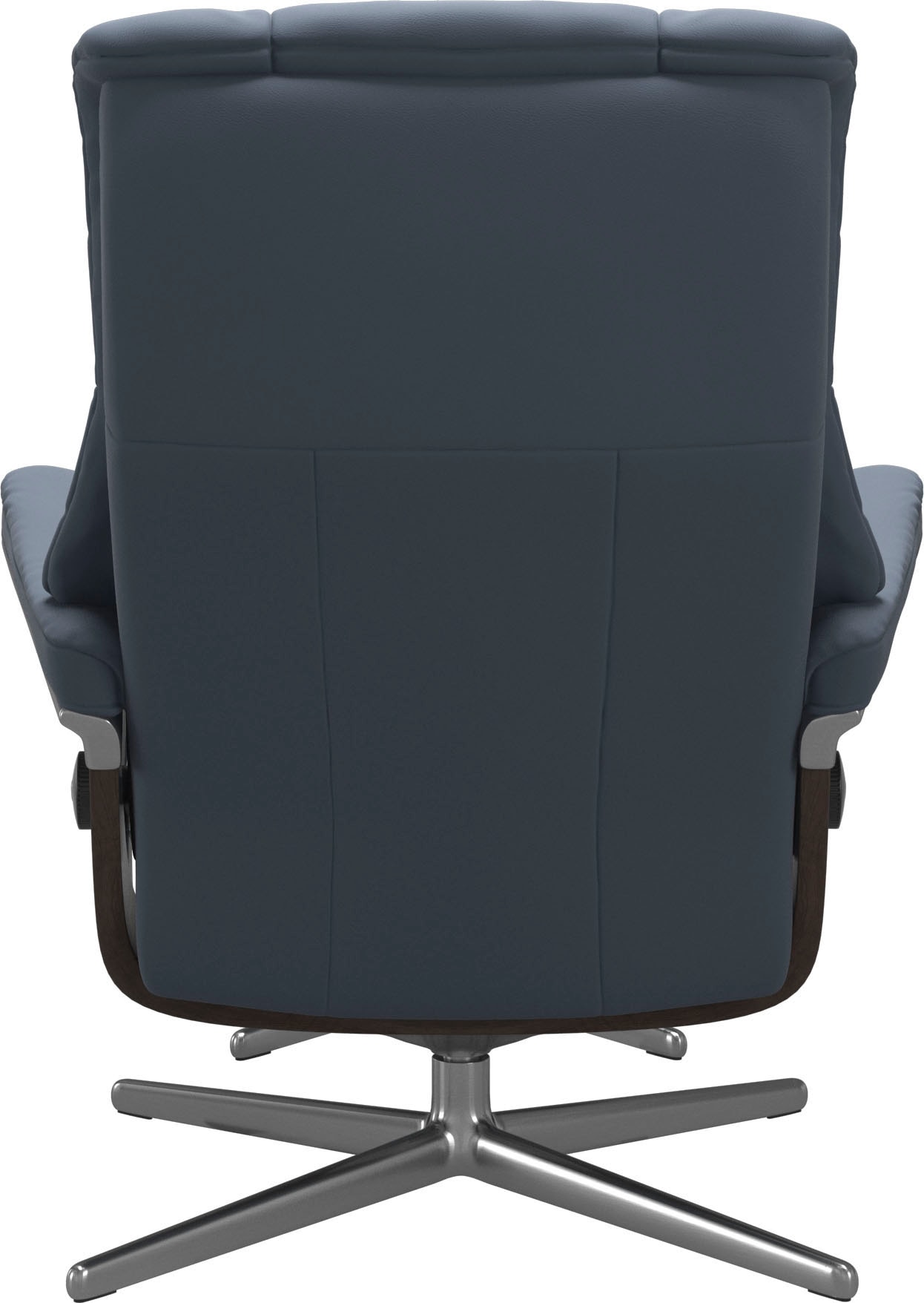 Stressless® Relaxsessel »Mayfair«, (Set, Relaxsessel mit Hocker), mit Hocker, mit Cross Base, Größe S, M & L, Holzakzent Wenge