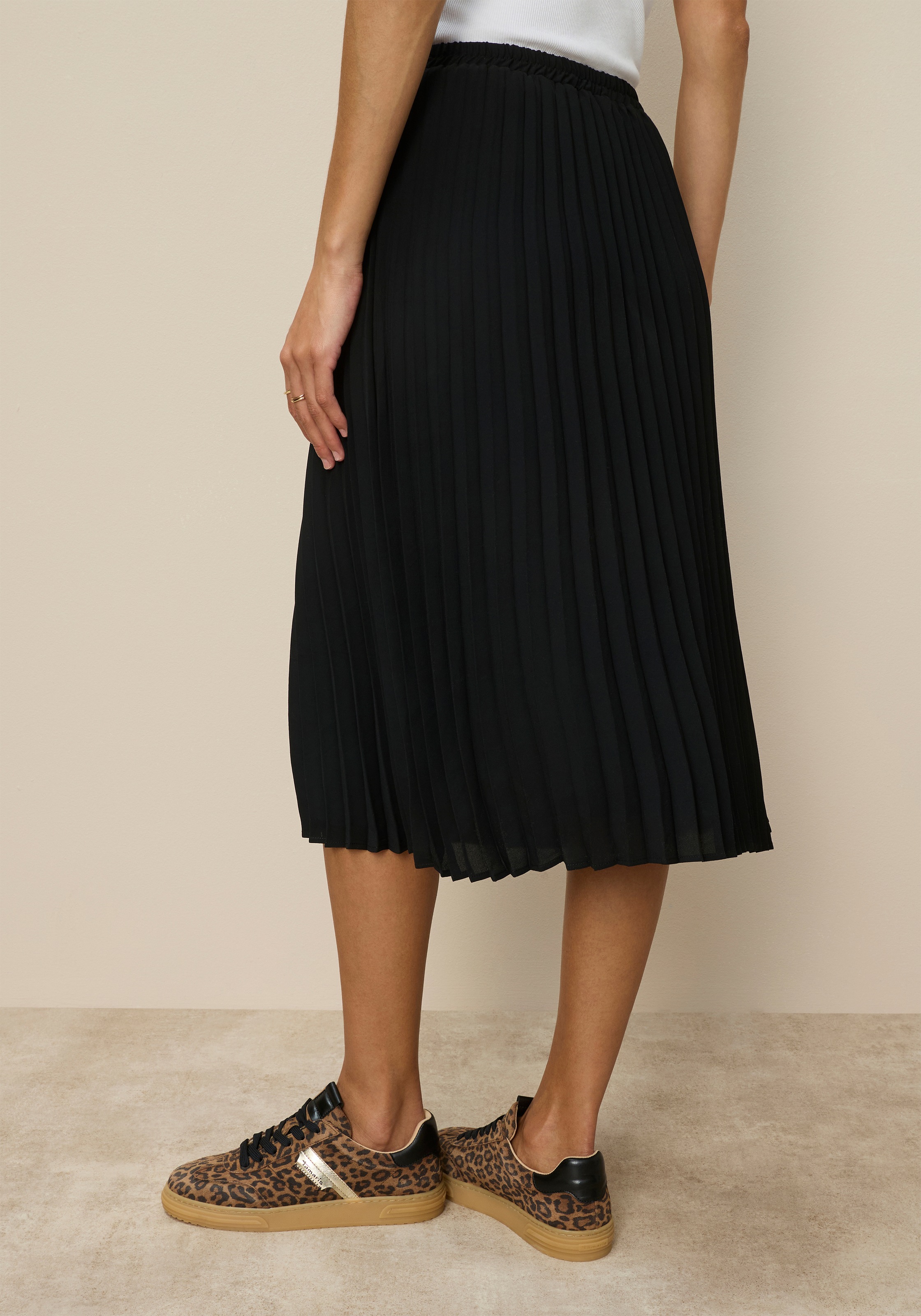 Thumbnail - Tamaris Plisseerock mit elastischem Bund