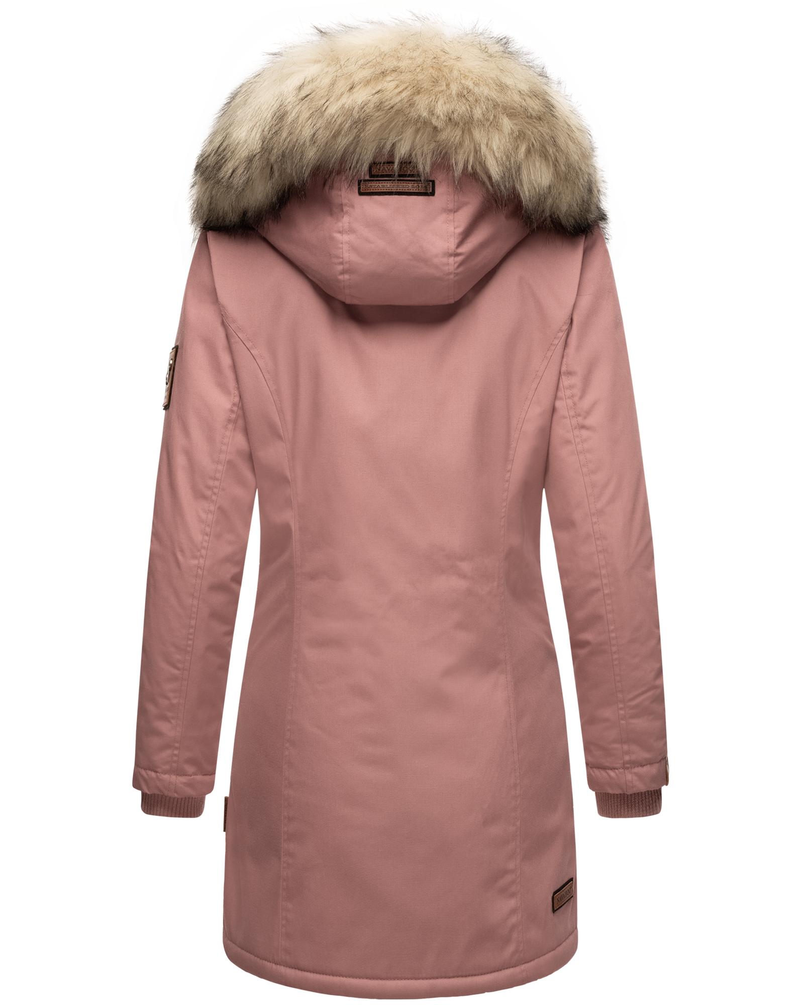 Thumbnail - Navahoo Wintermantel "Cristal", stylischer Damen Winterparka mit Kunstfell-Kapuze