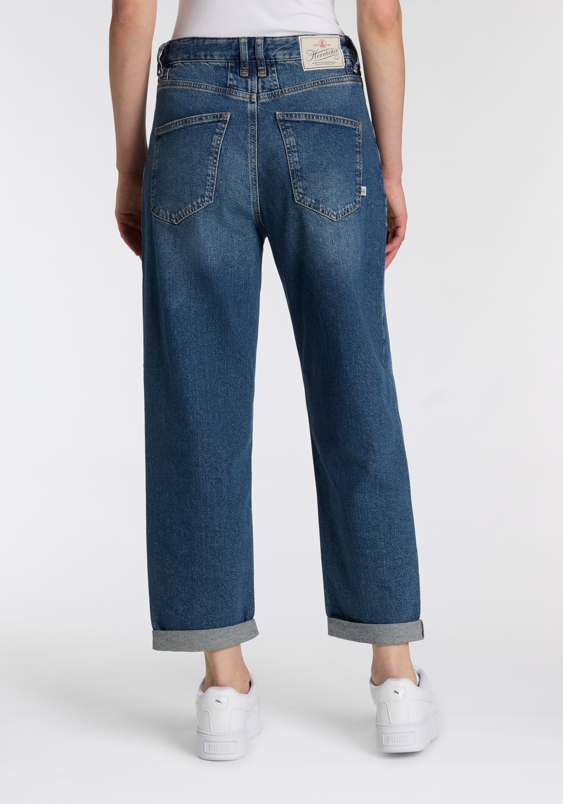 Herrlicher 5-Pocket-Jeans "Brooke Denim", Cropped Länge günstig online kaufen