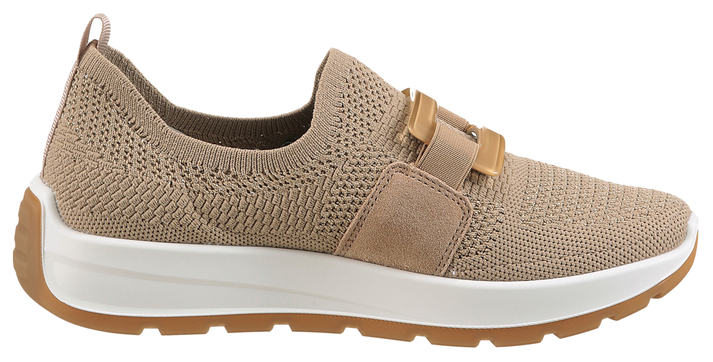 Ara Slip-On Sneaker »NEW YORK«, Freizeitschuh, Keilsneaker, Komfortschuh in Weite H (= sehr weit