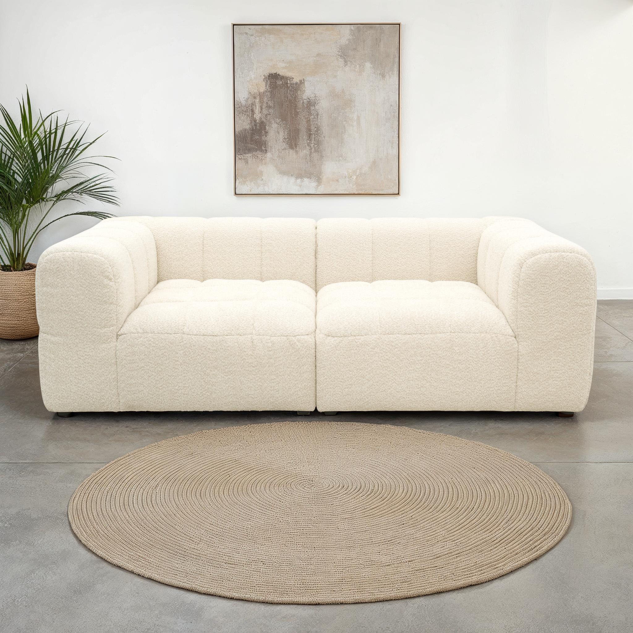 DOMO collection Big-Sofa "800019 Megasofa in 2 Breiten, Kassettensteppung, günstig online kaufen