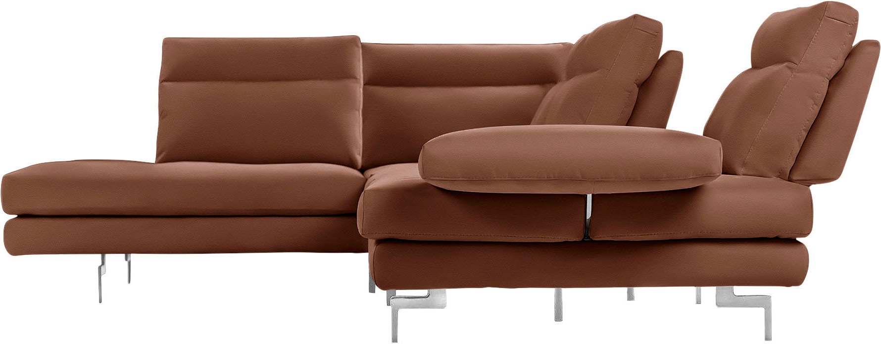 CALIA ITALIA Ecksofa "Toby Wing, L-Form, Multifunktionssofa, bequem und ede günstig online kaufen