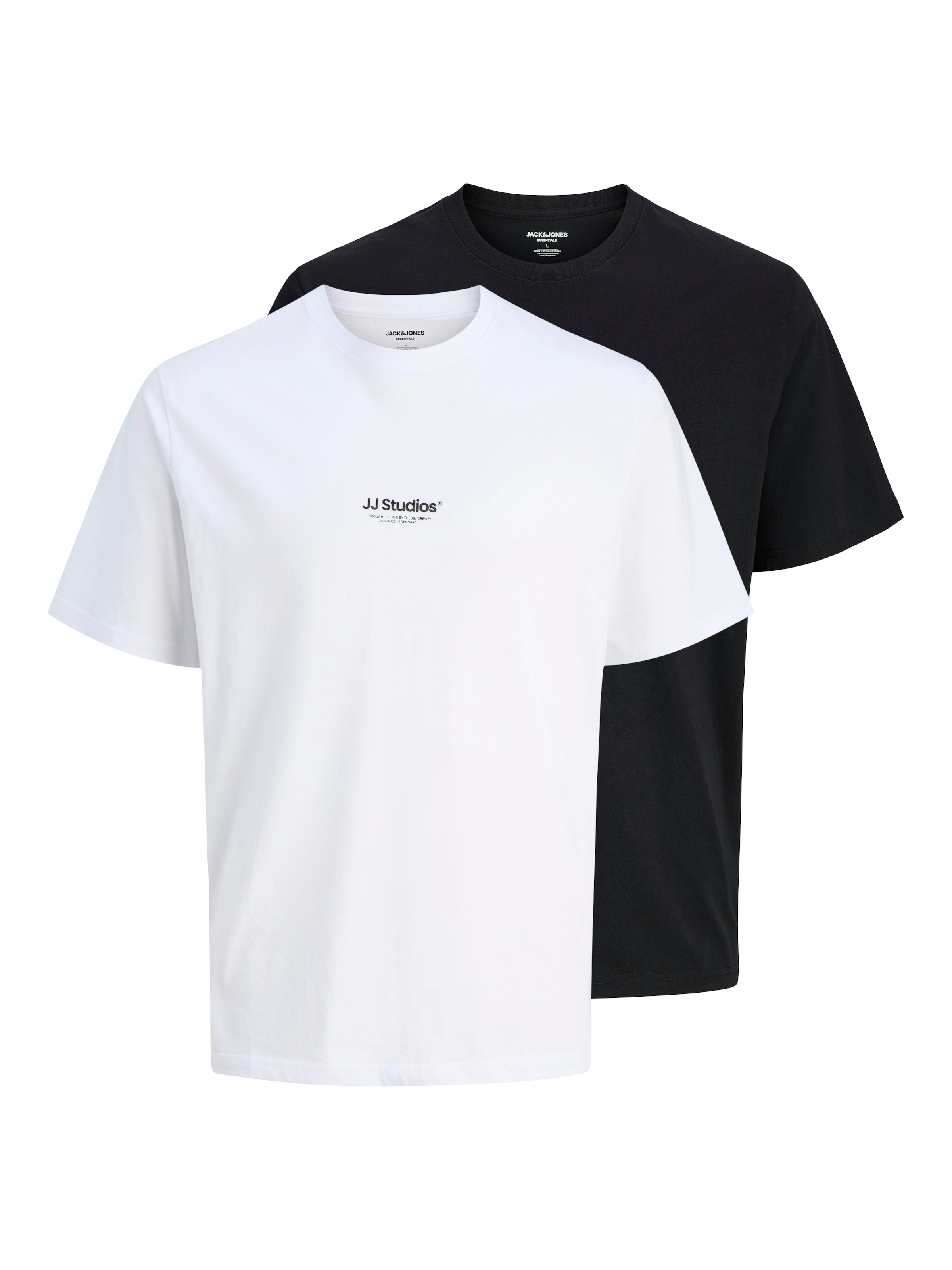 Jack & Jones Kurzarmshirt "JJESOHO TEE SS CREW NECK 2PK MP" Packung, 2 Stk. günstig online kaufen