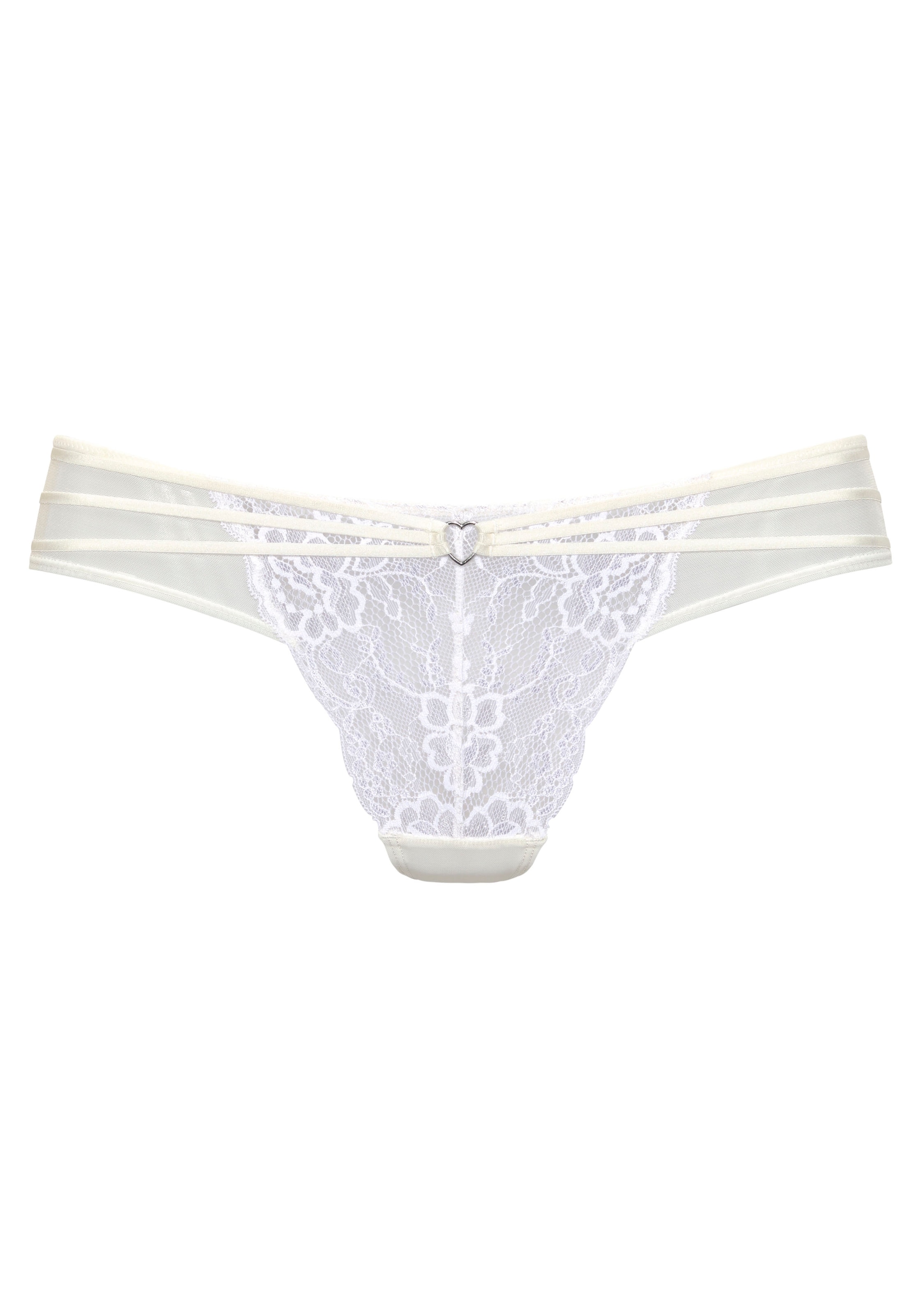 Vivance Stringpanty »Francesca«, mit feinem Herzaccessoire