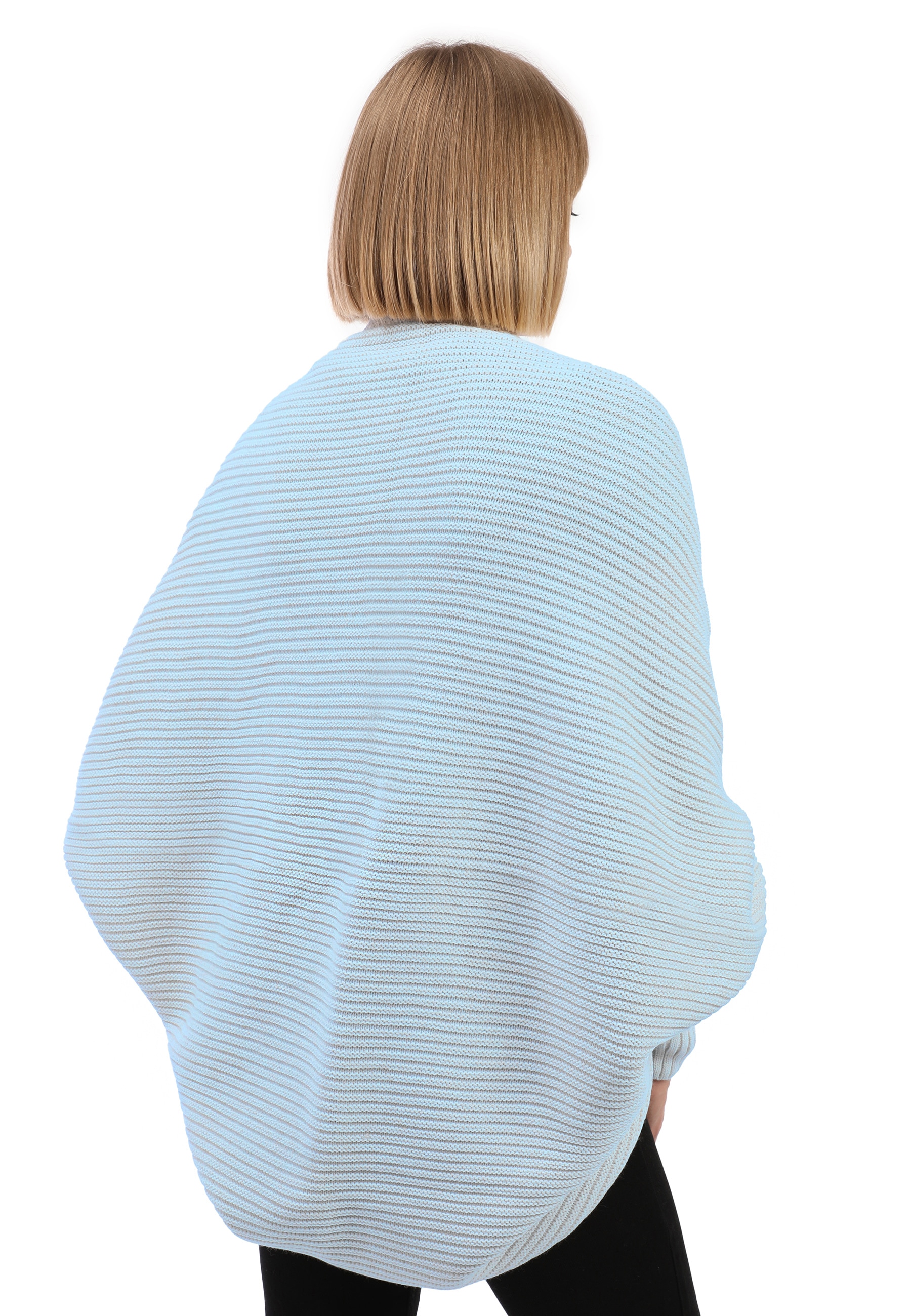 Felix Hardy Strickjacke »Langärmelige Strickjacke aus Wollmischung mit Fledermausärmeln«