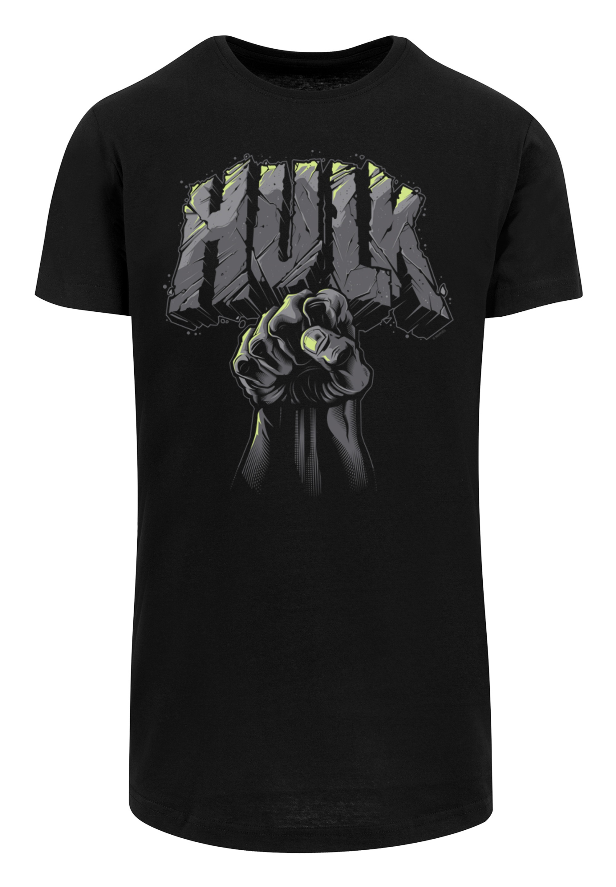 F4NT4STIC T-Shirt »Marvel Superhelden Hulk Punch Logo'«, Print