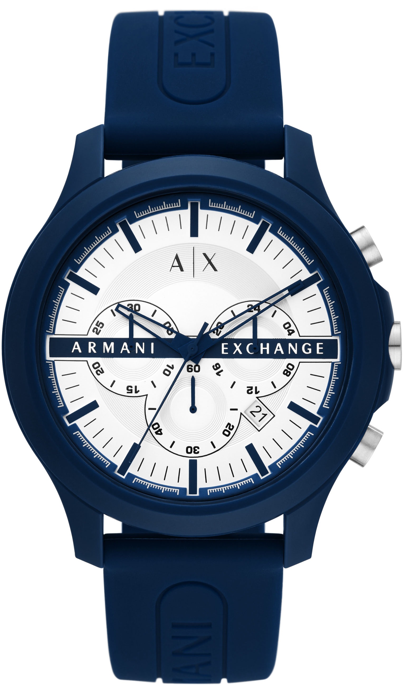 ARMANI EXCHANGE Chronograph »AX2437«, Quarzuhr, Armbanduhr, Herrenuhr, Stoppfunktion, 12/24-Std.-Anzeige