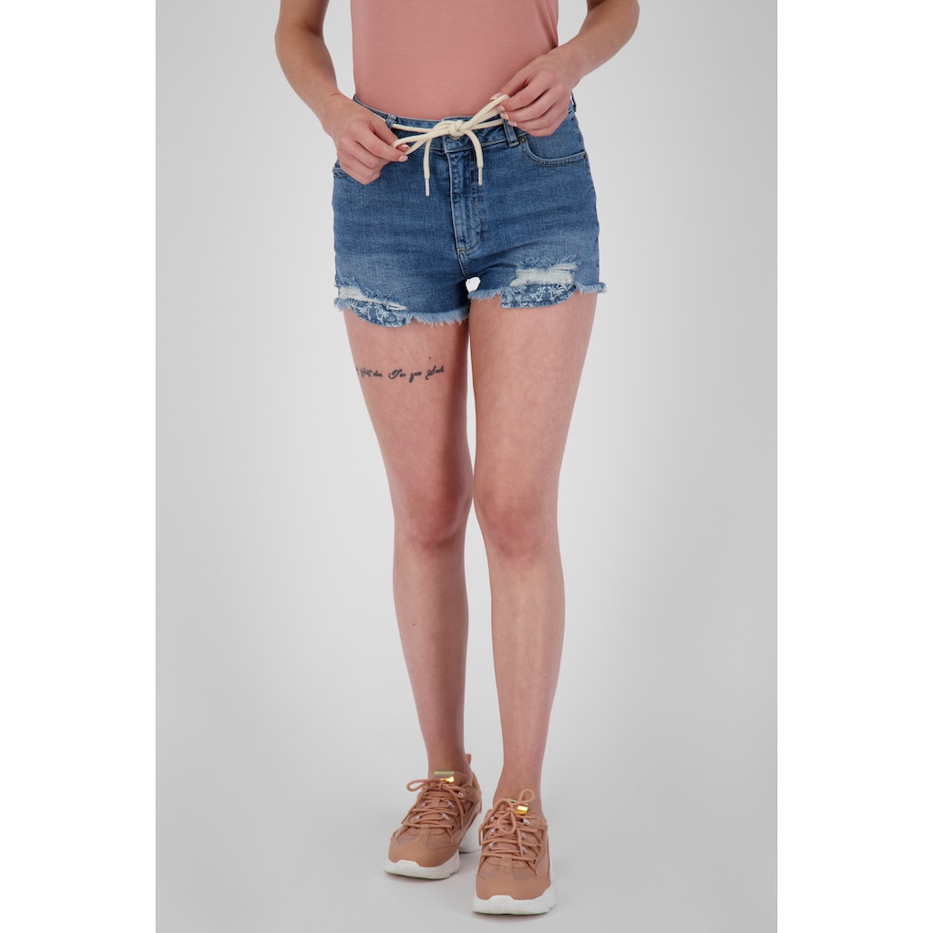 Alife & Kickin Shorts »LatoyaAK DNM A Shorts Damen Jeansshorts, kurze Hose«