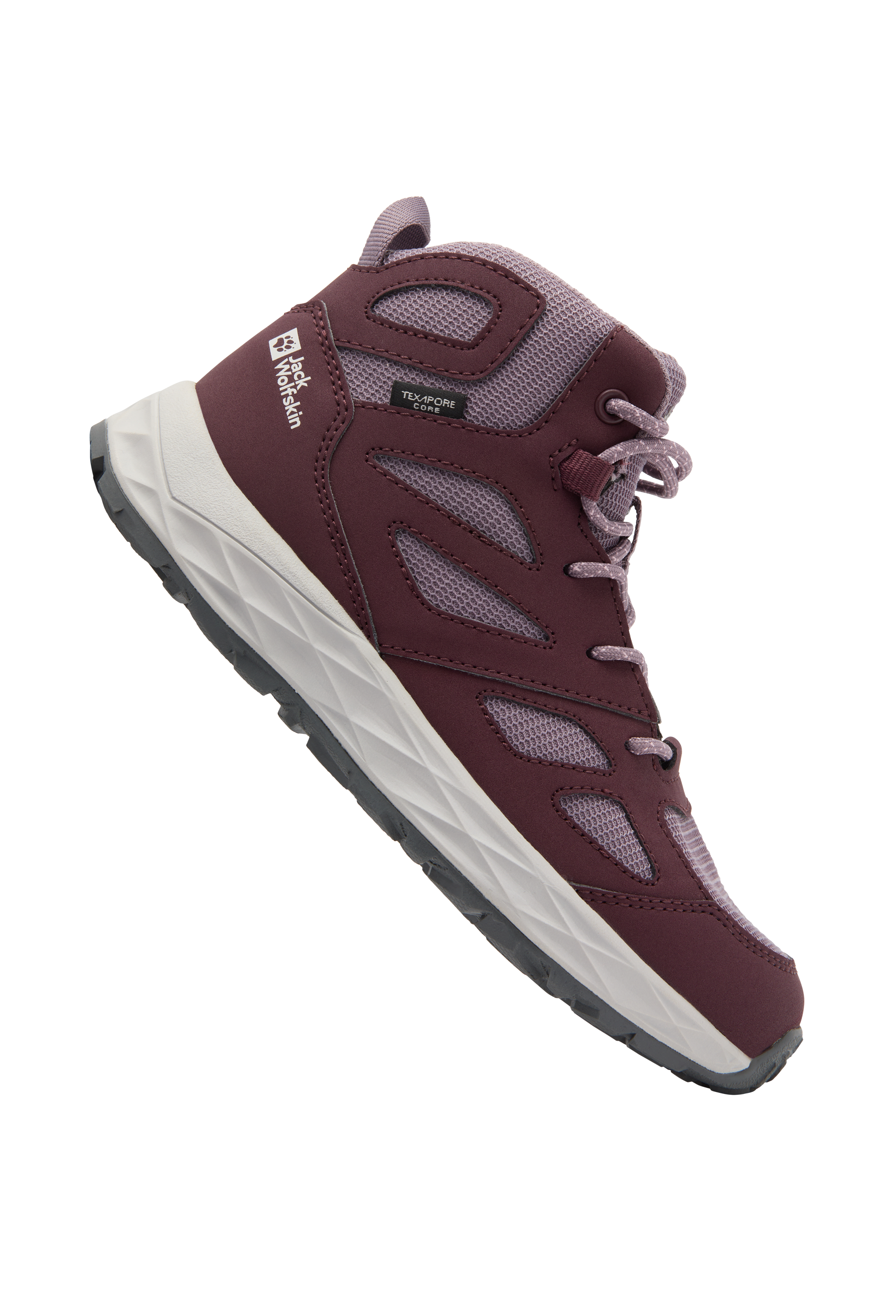 Jack Wolfskin Wanderschuh »WOODLAND 2 TEXAPORE MID K«, Wasserdicht, Trekkingschuh