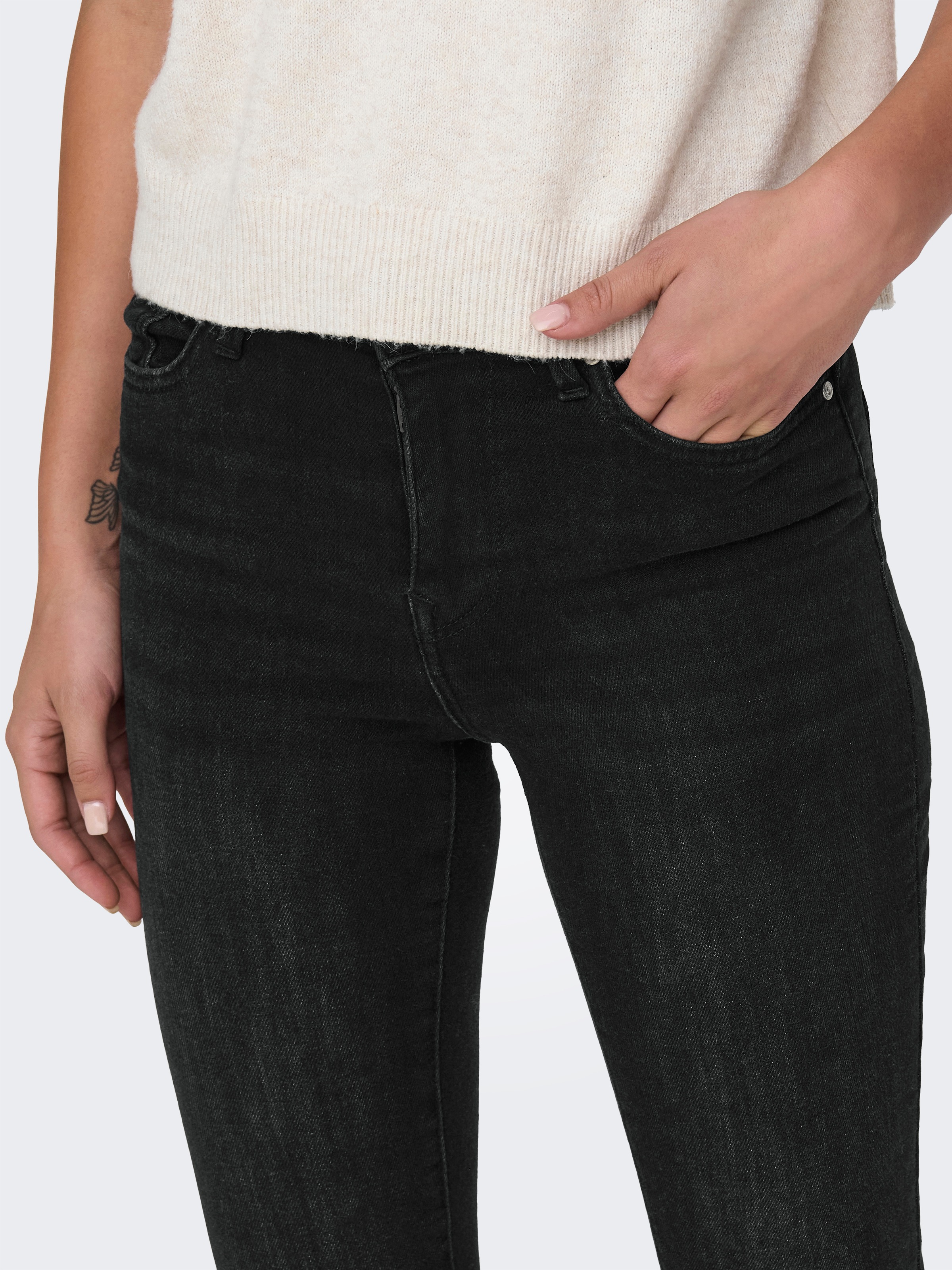 ONLY Skinny-fit-Jeans "ONLPOWER MID PUSH UP SK DNM TAI886" günstig online kaufen