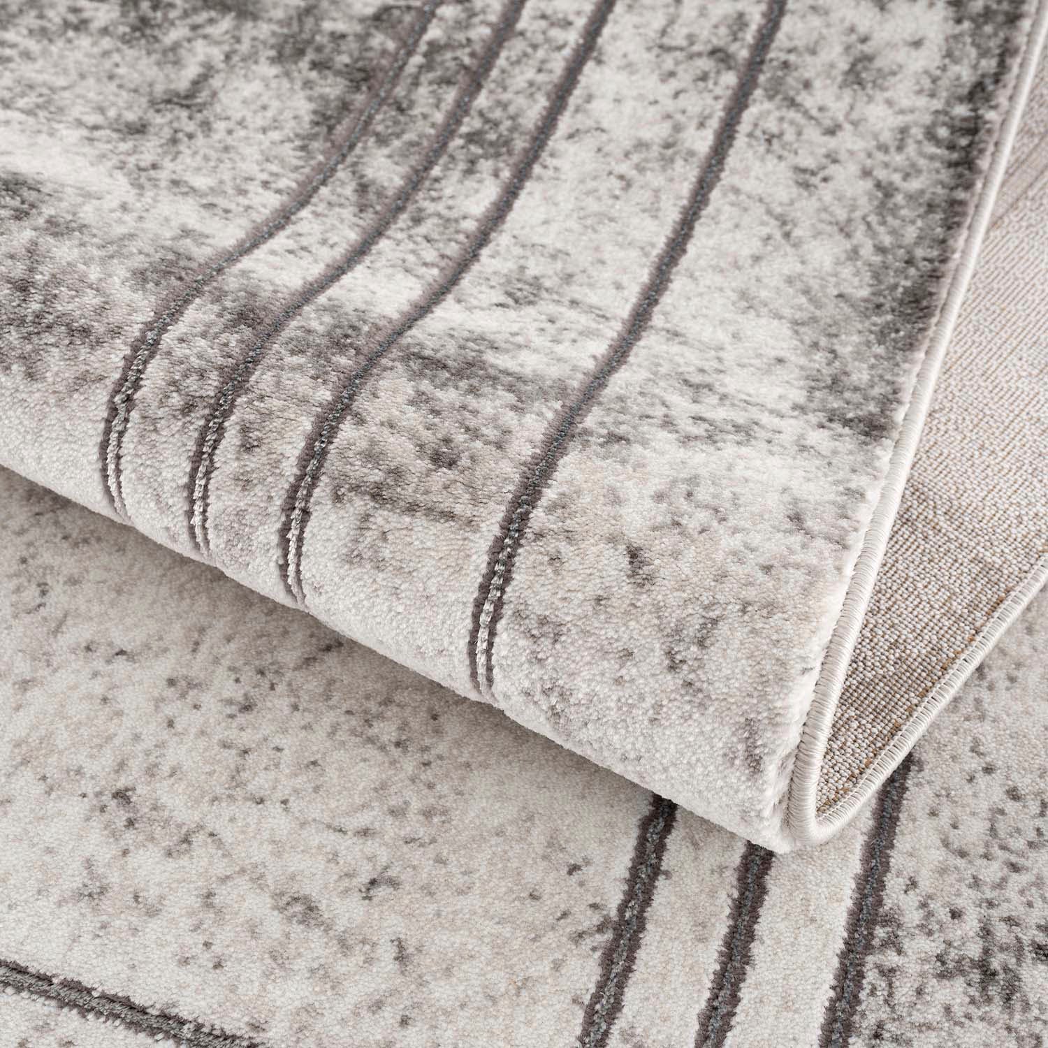Carpet City Teppich »Noa 9341«, rund, 11 mm Höhe, Kurzflor, Modern, Weicher For, Pflegeleicht