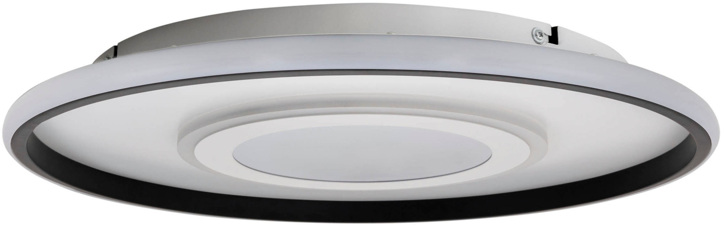 my home LED Deckenleuchte »Mona Deckenlampe mit Infinity 3D Effekt«, 1 flammig, Leuchtmittel LED-Board | LED fest integriert, D: 50cm, dimmbar, inkl. Memory, CCT, Fernbedienung, 40W, Tunnel Mirror