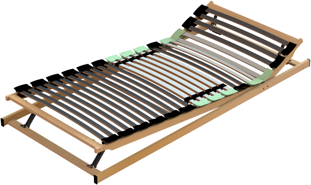 Lattenrost, B:120cm H:8cm L:200cm, beige, HN8 SCHLAFSYSTEME, Lattenroste, "Condor Zon"