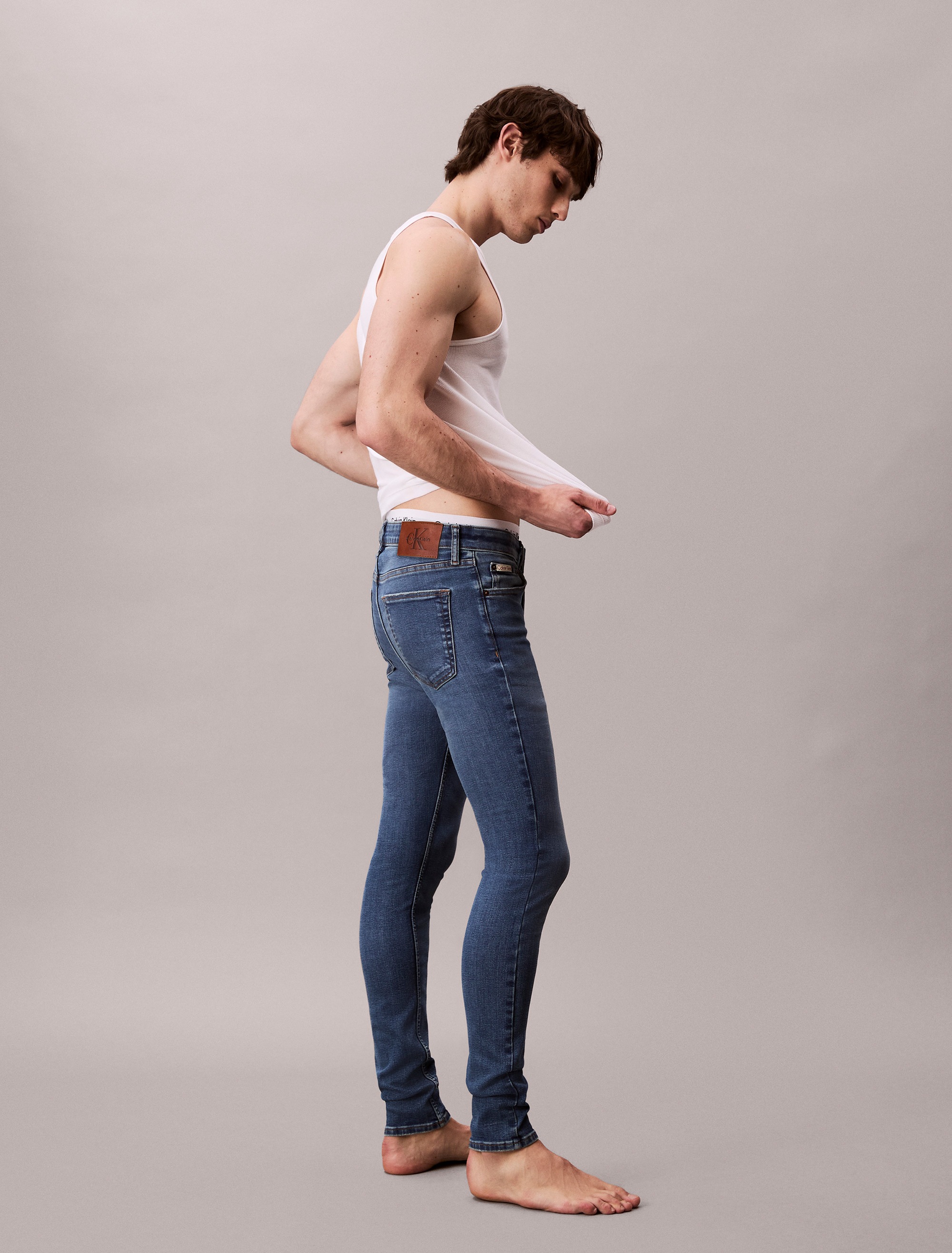Calvin Klein Jeans Skinny-fit-Jeans "SKINNY JEAN REGEN", Mit Gürtelschlaufe günstig online kaufen
