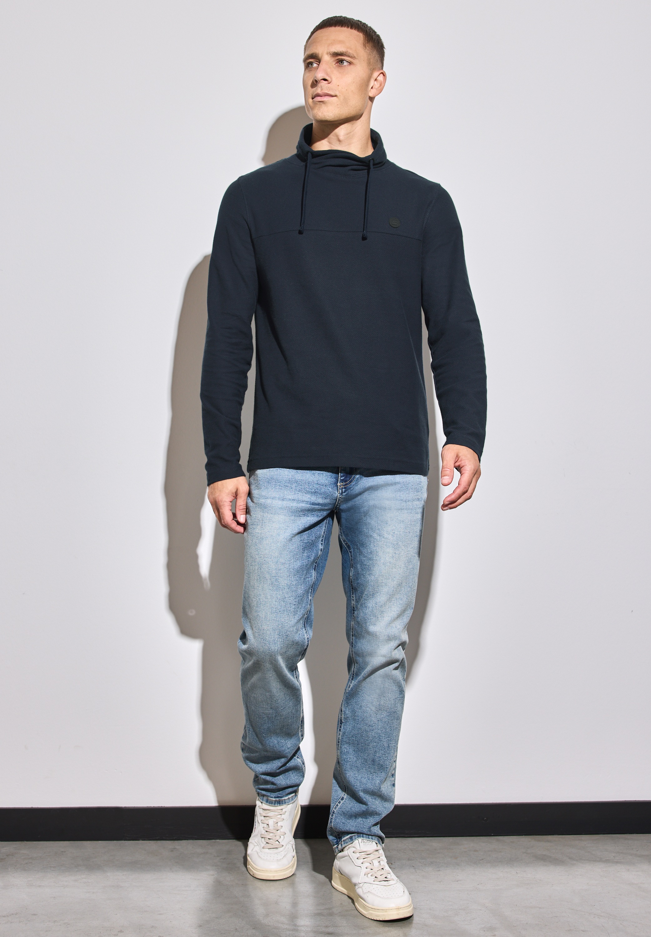 STREET ONE MEN T-Shirt, aus reiner Baumwolle