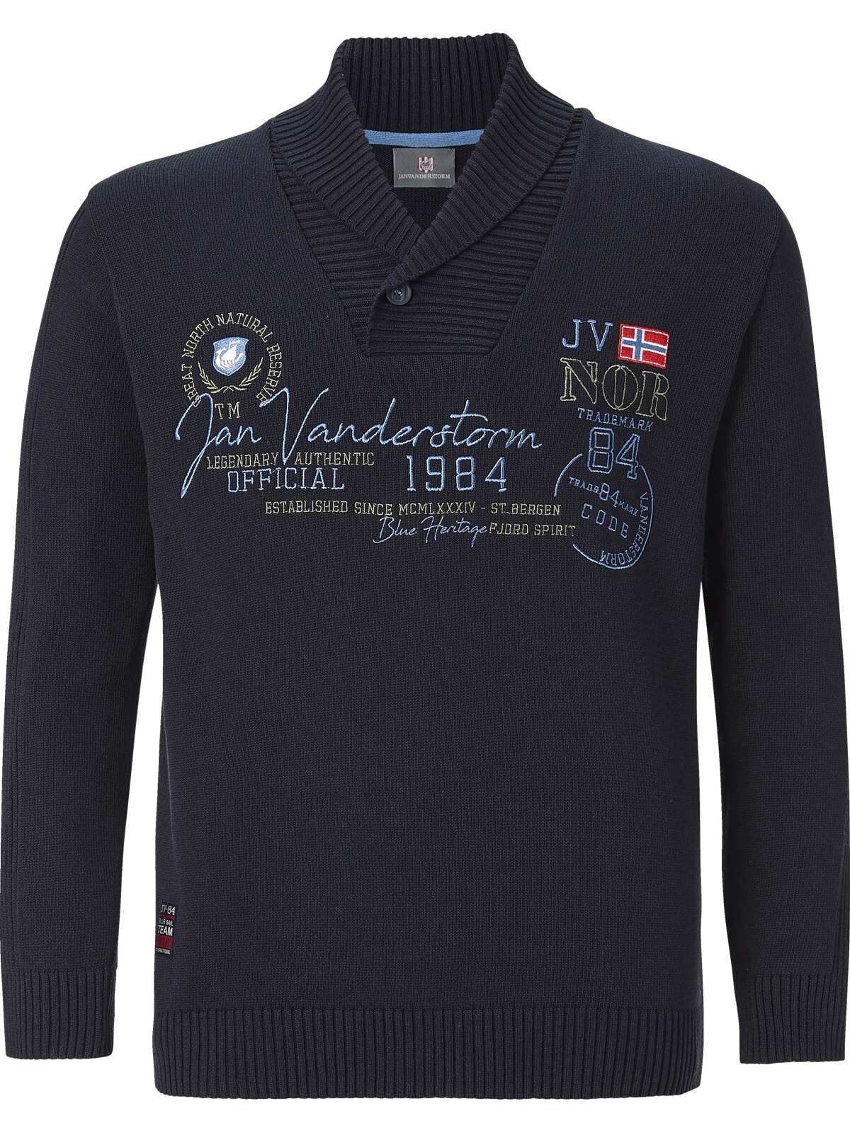 Jan Vanderstorm Schalkragenpullover »Pullover HAMAR«