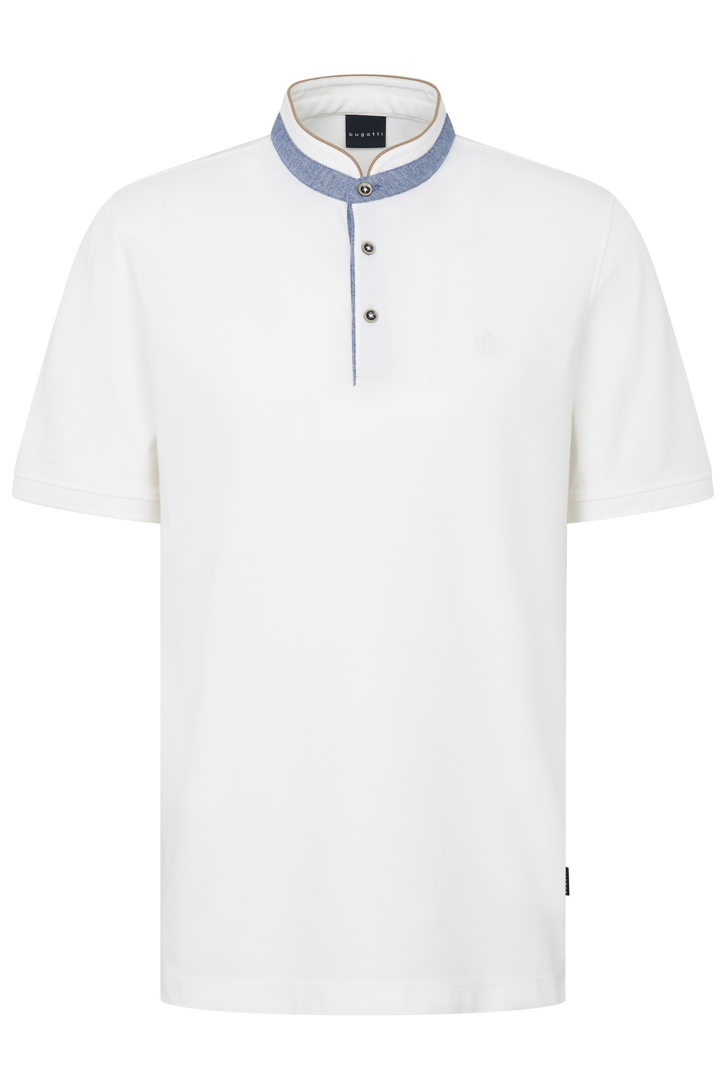 Thumbnail - bugatti Poloshirt mit Stehkragen